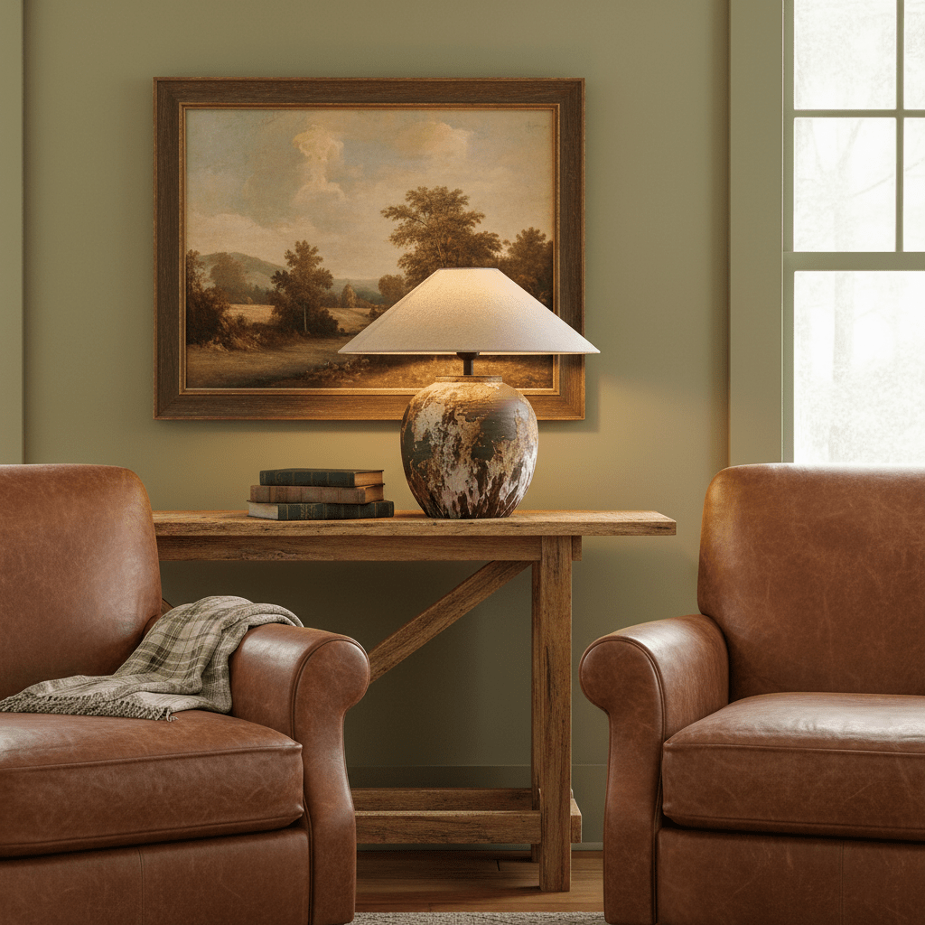 textured-ceramic-jar-table-lamp-anzaz-Weathered terracotta color-2