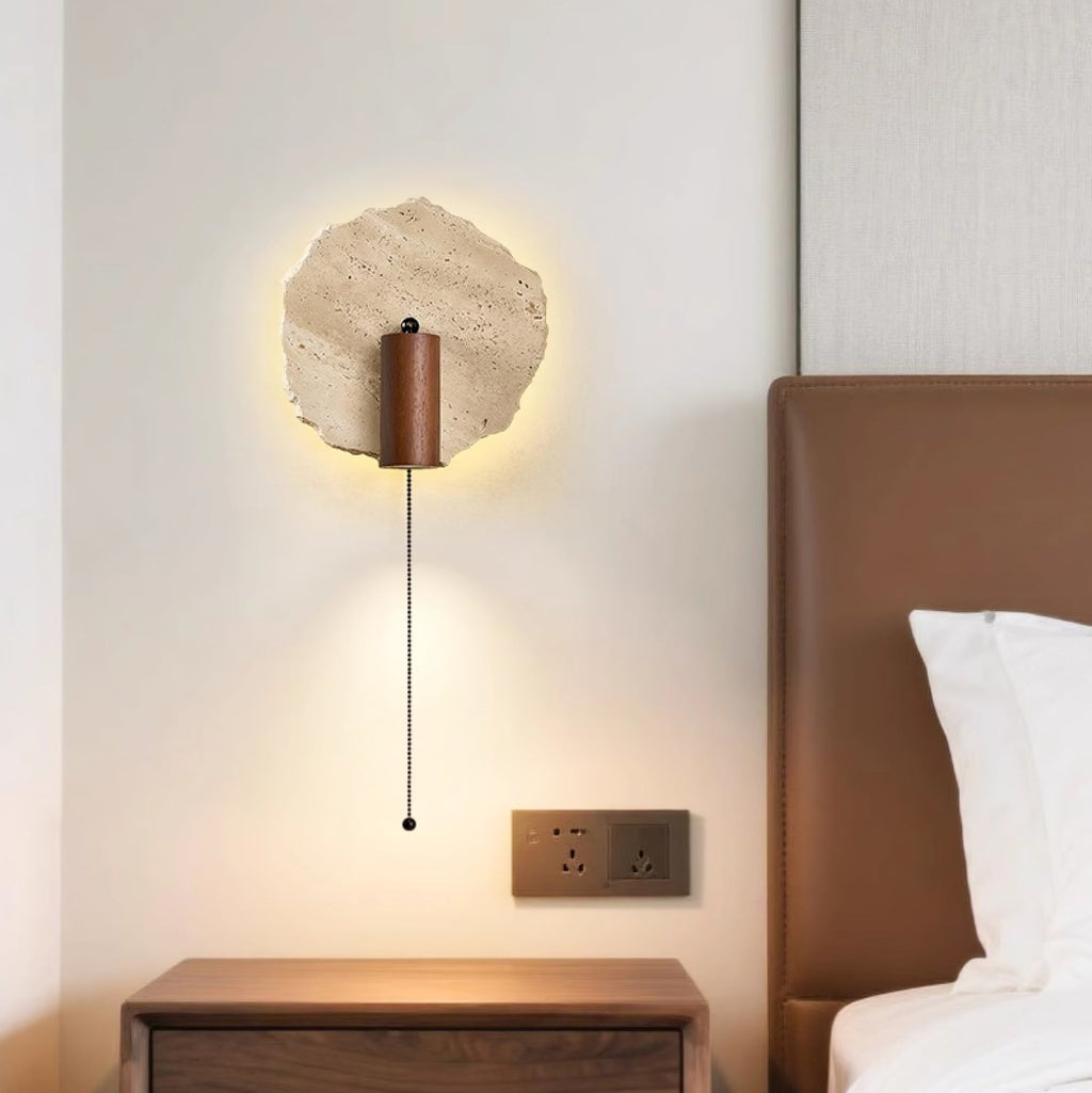 thalos-travertine-wall-light-anzaz-Pull chain switch-2