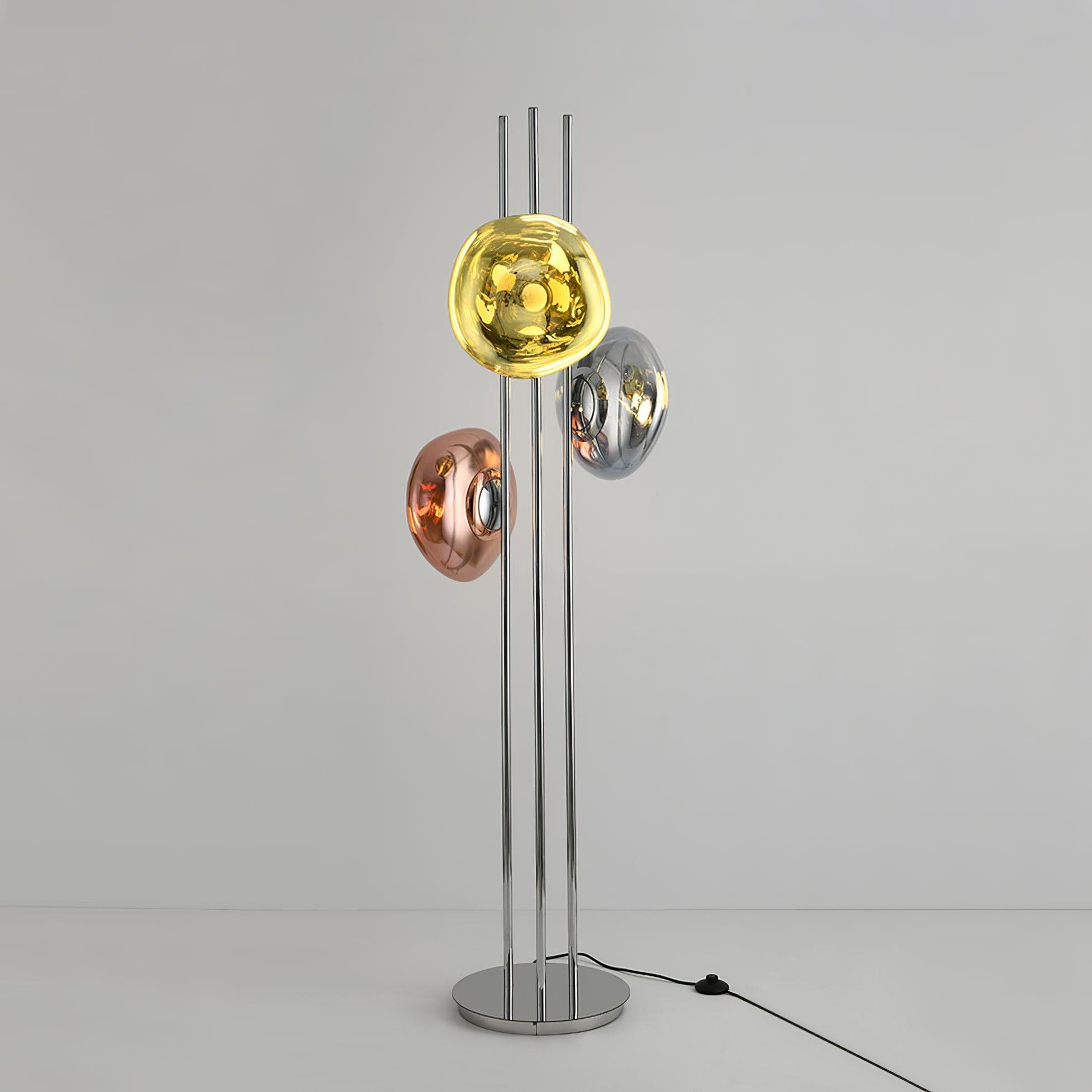 three-lava-glass-floor-lamp-anzaz-Chrome & Gold & Rose Gold-2