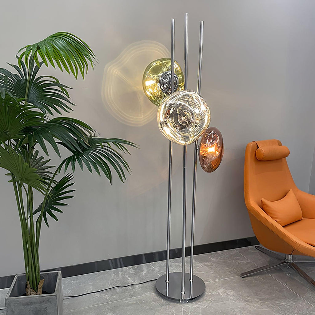 three-lava-glass-floor-lamp-anzaz-Chrome & Gold & Rose Gold-4