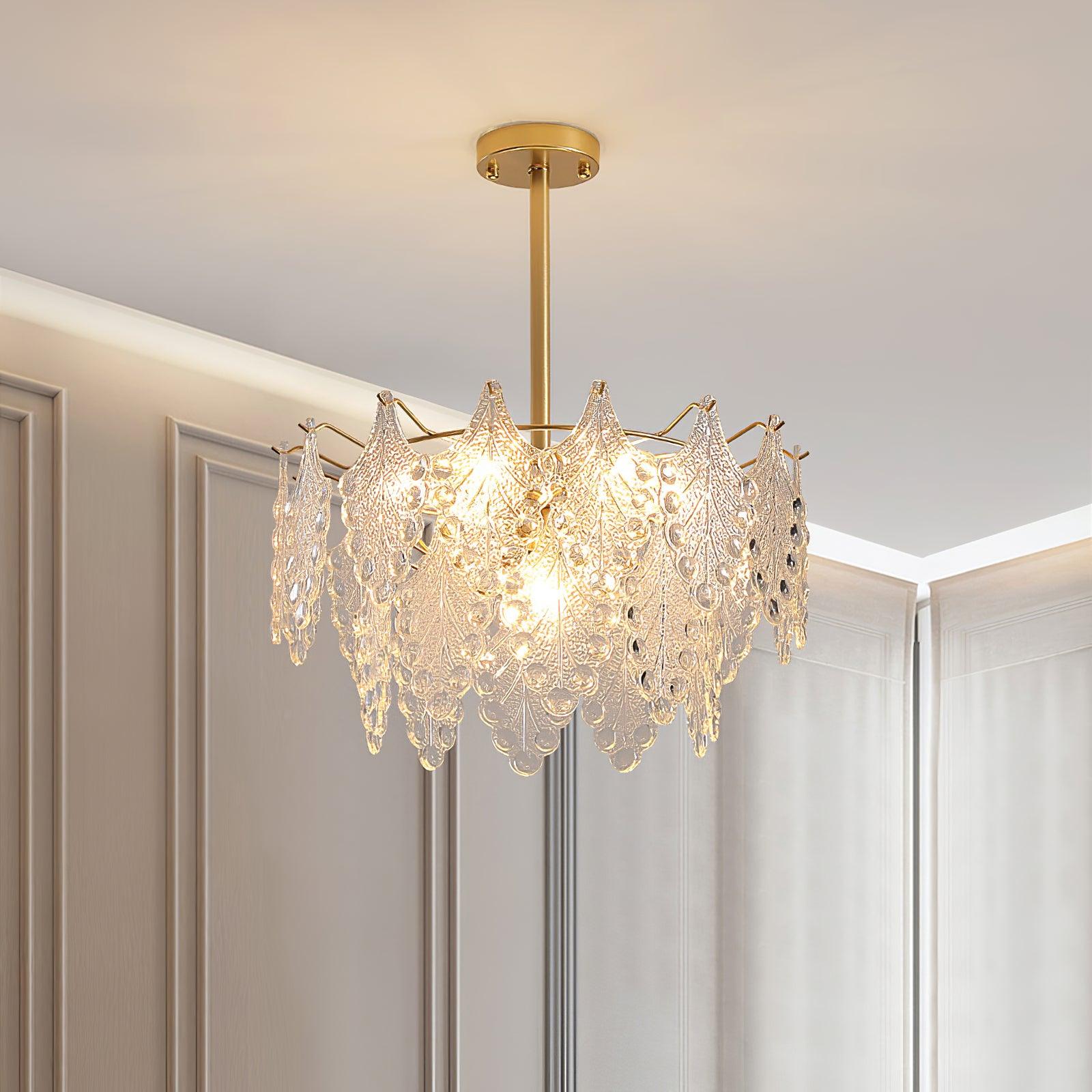 tiered-carved-glass-chandelier-anzaz-Gold-2
