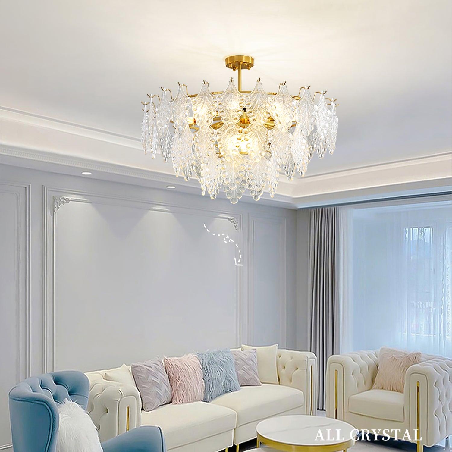tiered-carved-glass-chandelier-anzaz-Gold-5