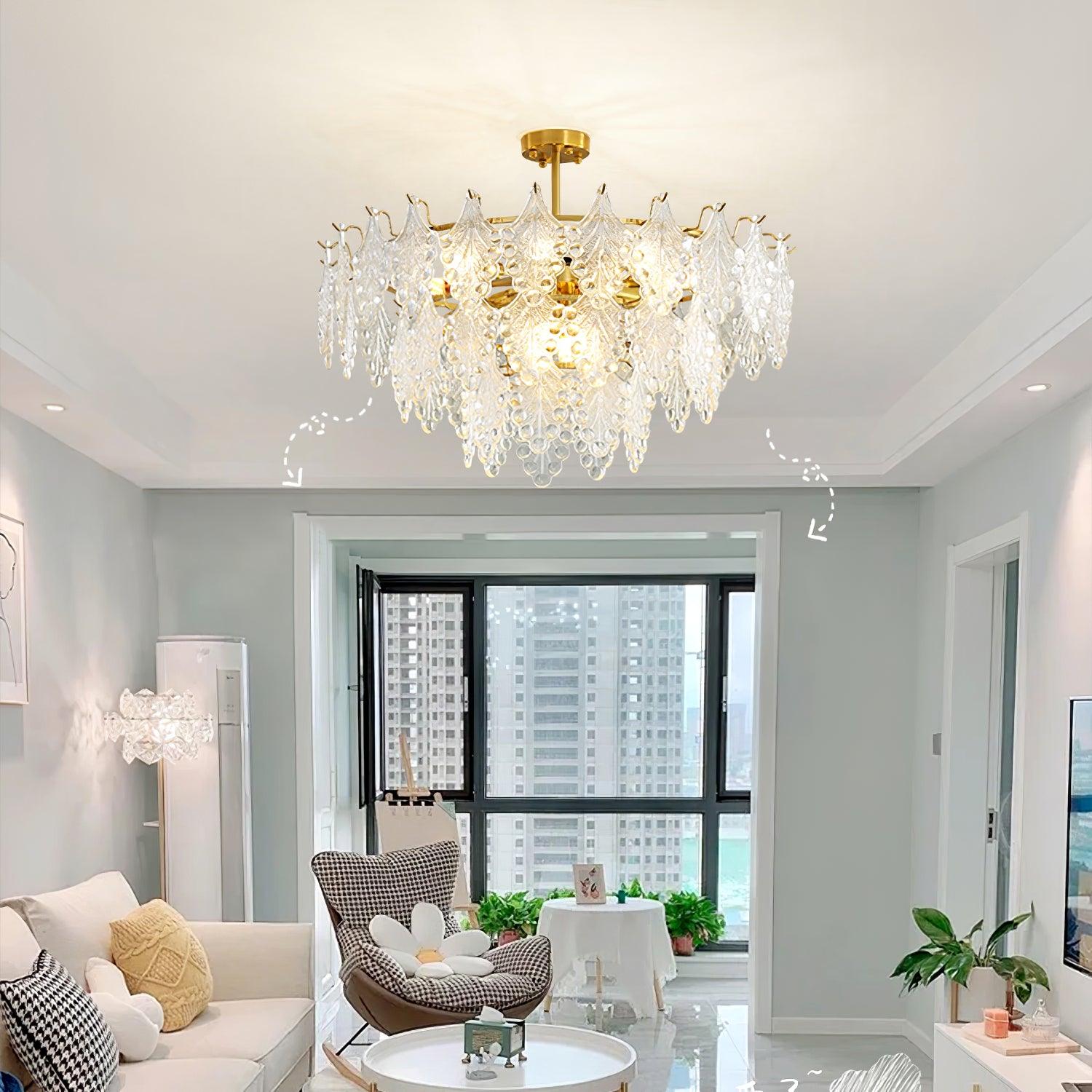 tiered-carved-glass-chandelier-anzaz-Gold-6