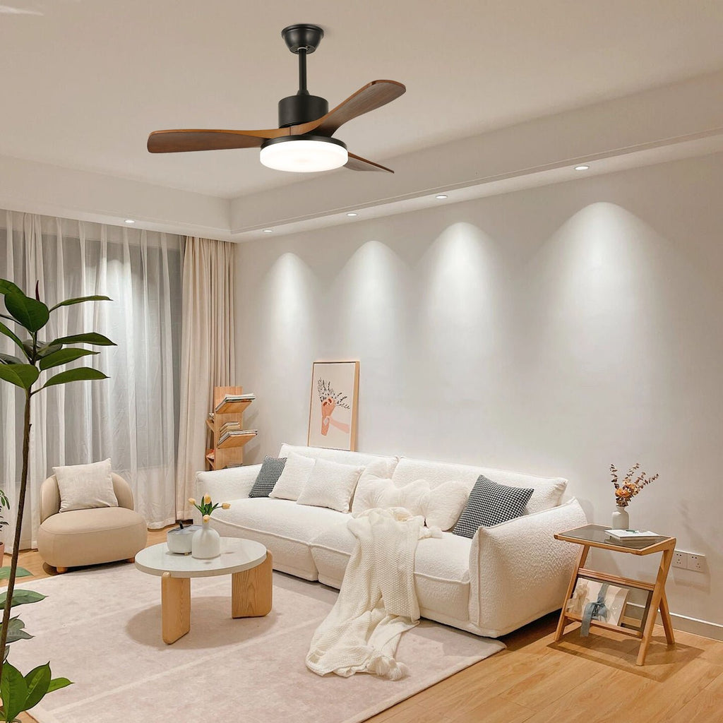 morty-adams-wooden-ceiling-fan-light-anzaz-Model C Walnut Wood Grain & Black (ABS blades)-6