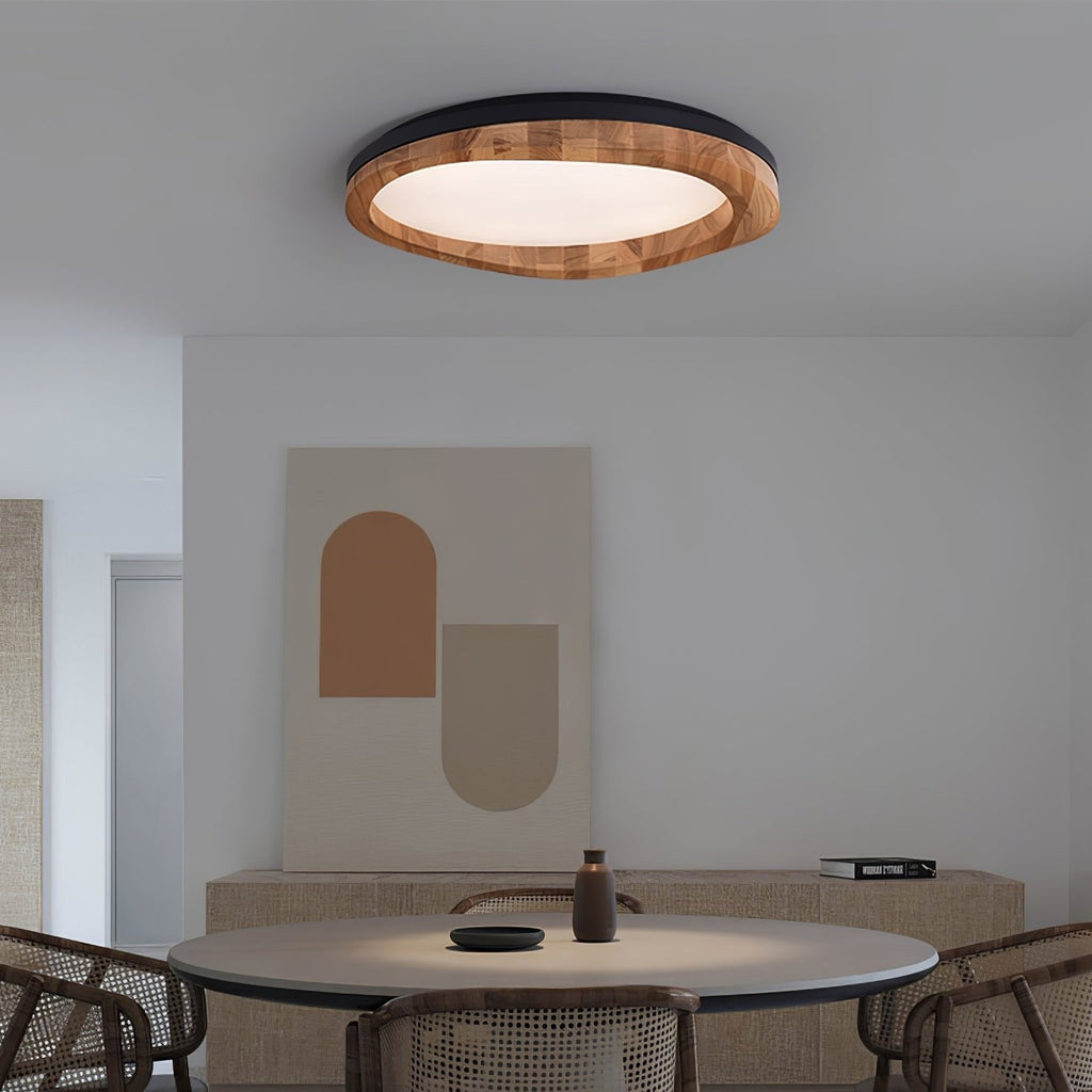timber-round-wood-ceiling-lamp-anzaz-Black & Wood Color-2