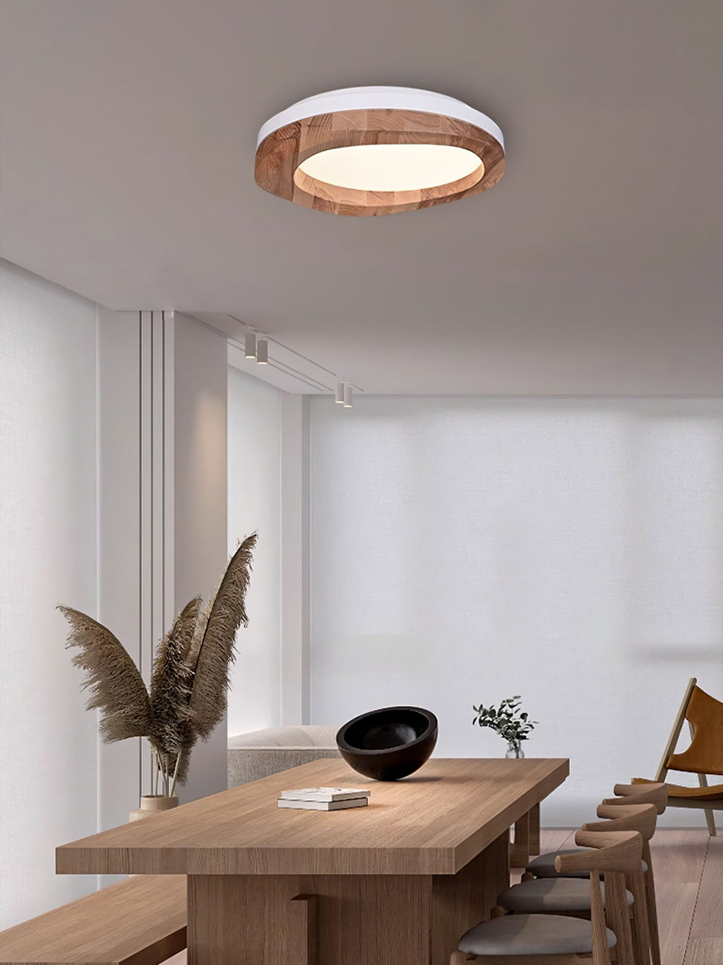 timber-round-wood-ceiling-lamp-anzaz-Gold & Walnut Color-13