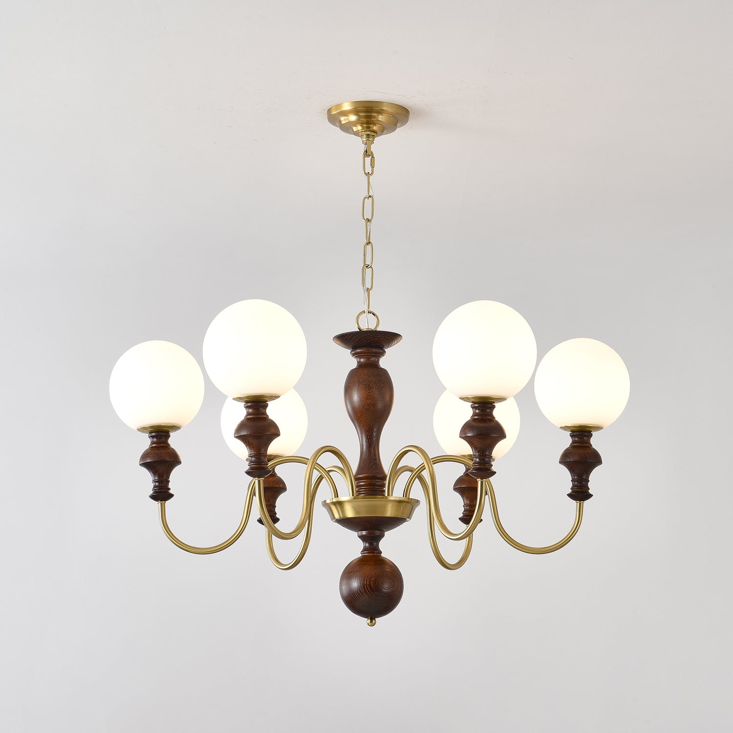 timeless-globe-chandelier-anzaz-Walnut Color & Gold-3