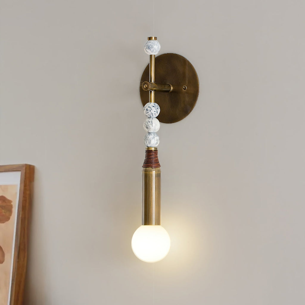 toam-wall-lamp-anzaz-Antique Brass & Black Marble-5