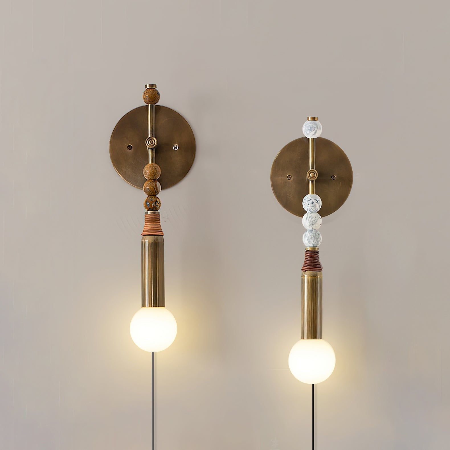 toam-plug-in-wall-lamp-anzaz-Antique Brass & Black Marble-4