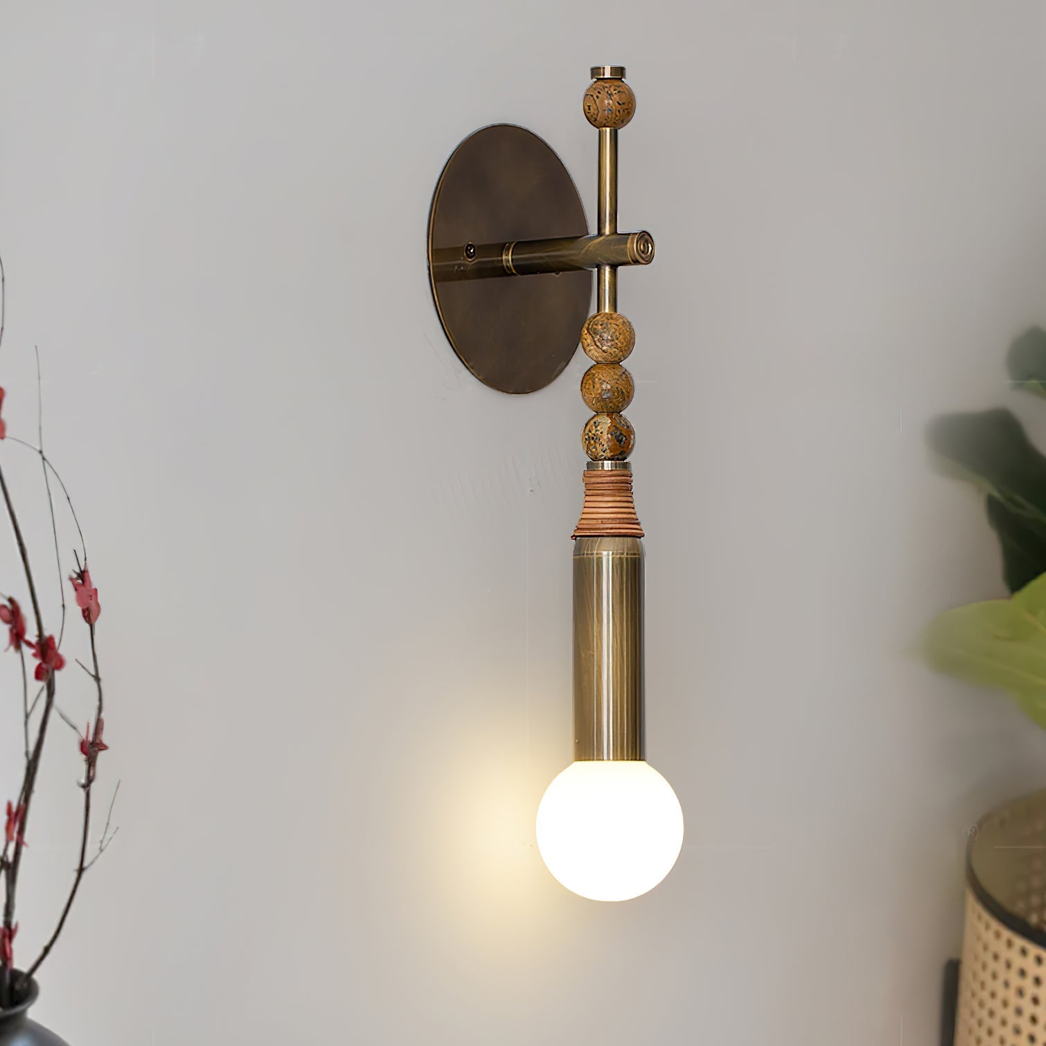 toam-plug-in-wall-lamp-anzaz-Antique Brass & Brown Picture Jasper-12