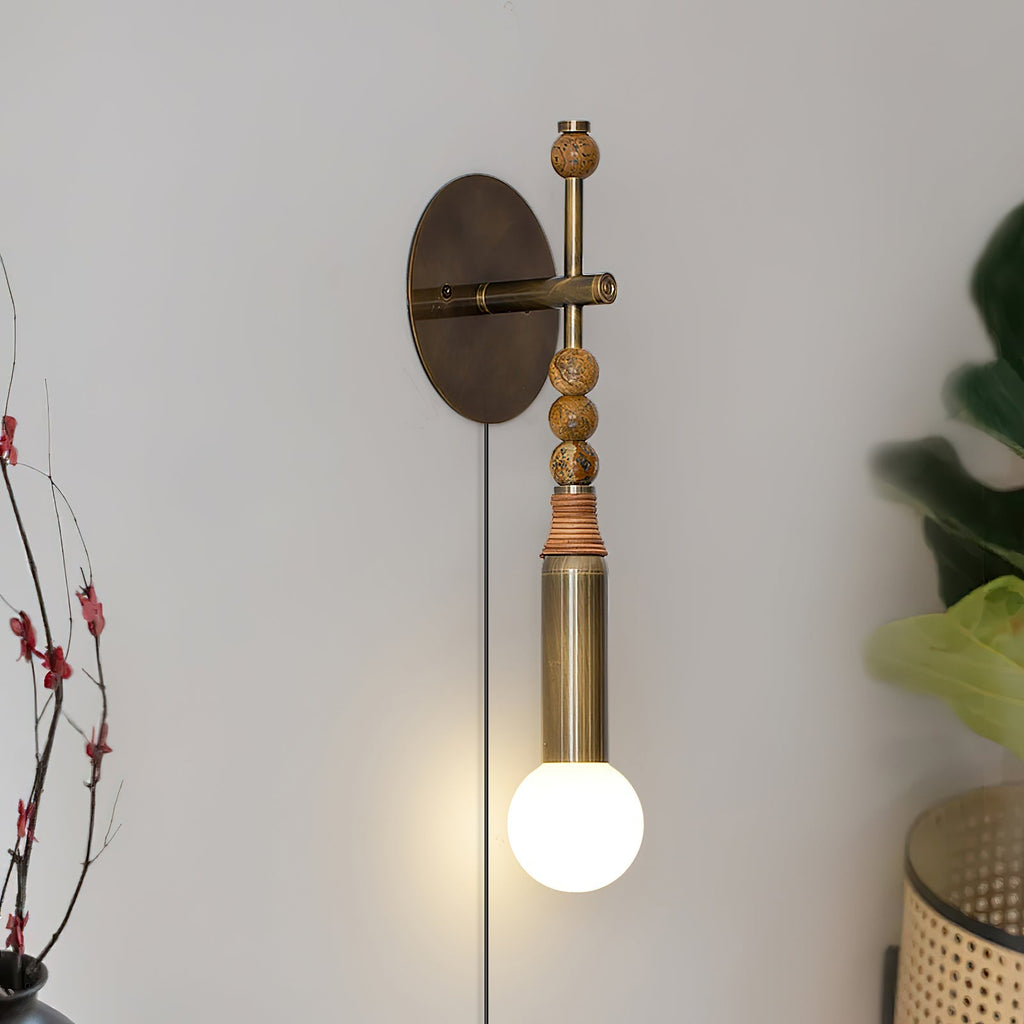 toam-plug-in-wall-lamp-anzaz-Antique Brass & Black Marble-2