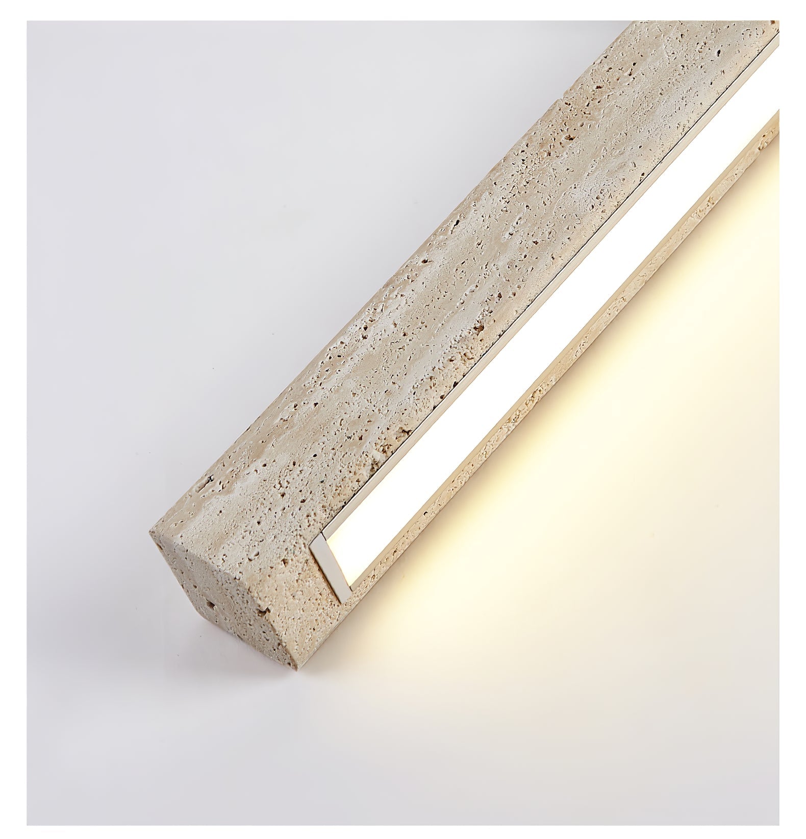 travertine-column-ceiling-light-anzaz-Dark walnut & Yellow Travertine-13