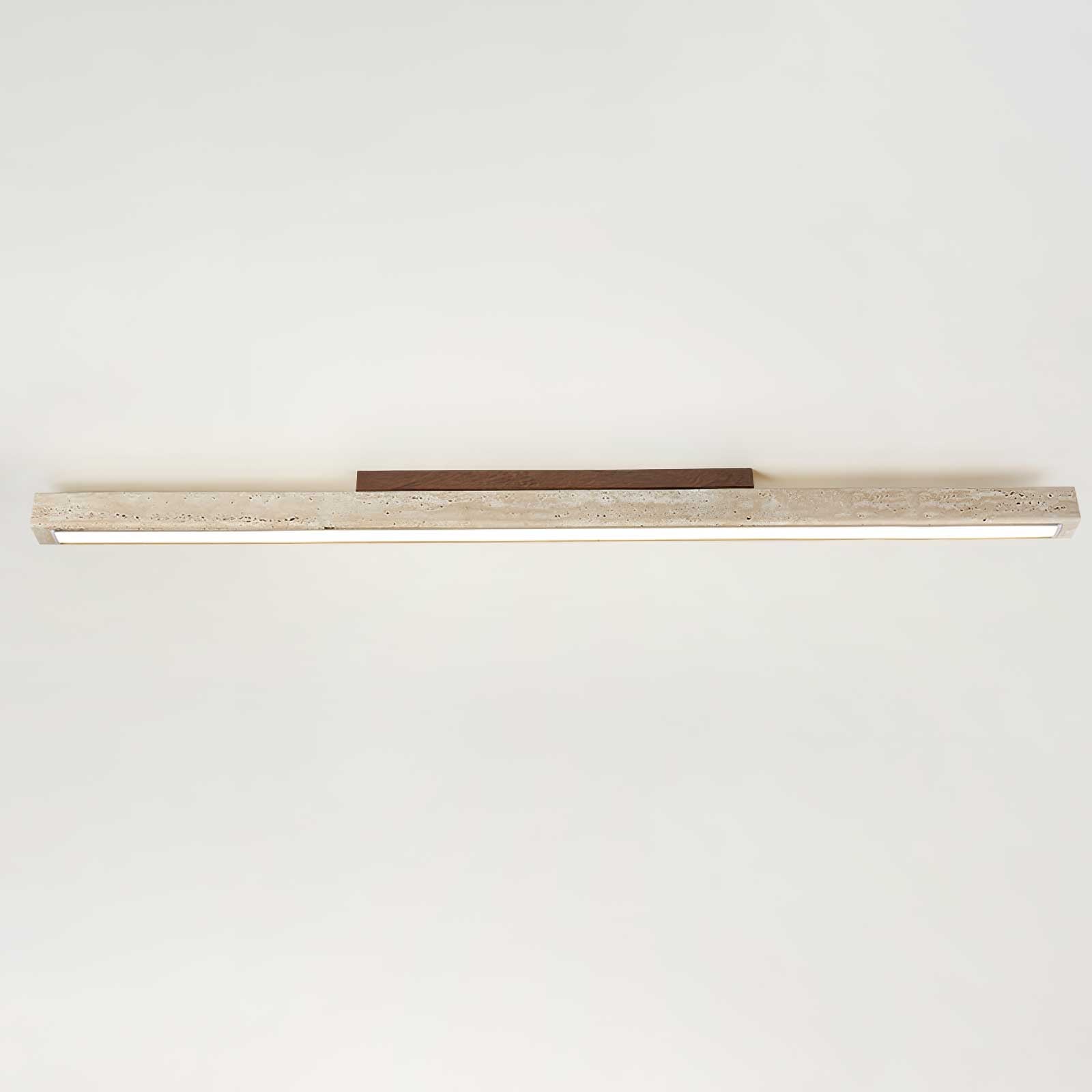 travertine-column-ceiling-light-anzaz-Wood color & Yellow Travertine-15