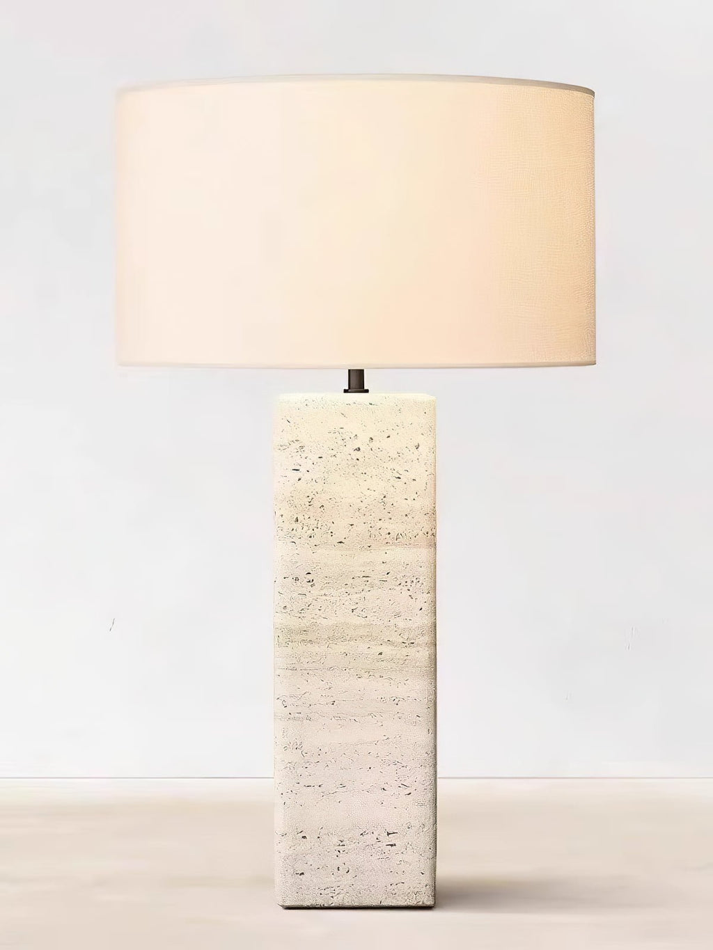travertine-column-table-lamp-anzaz-Yellow Travertine & White-15