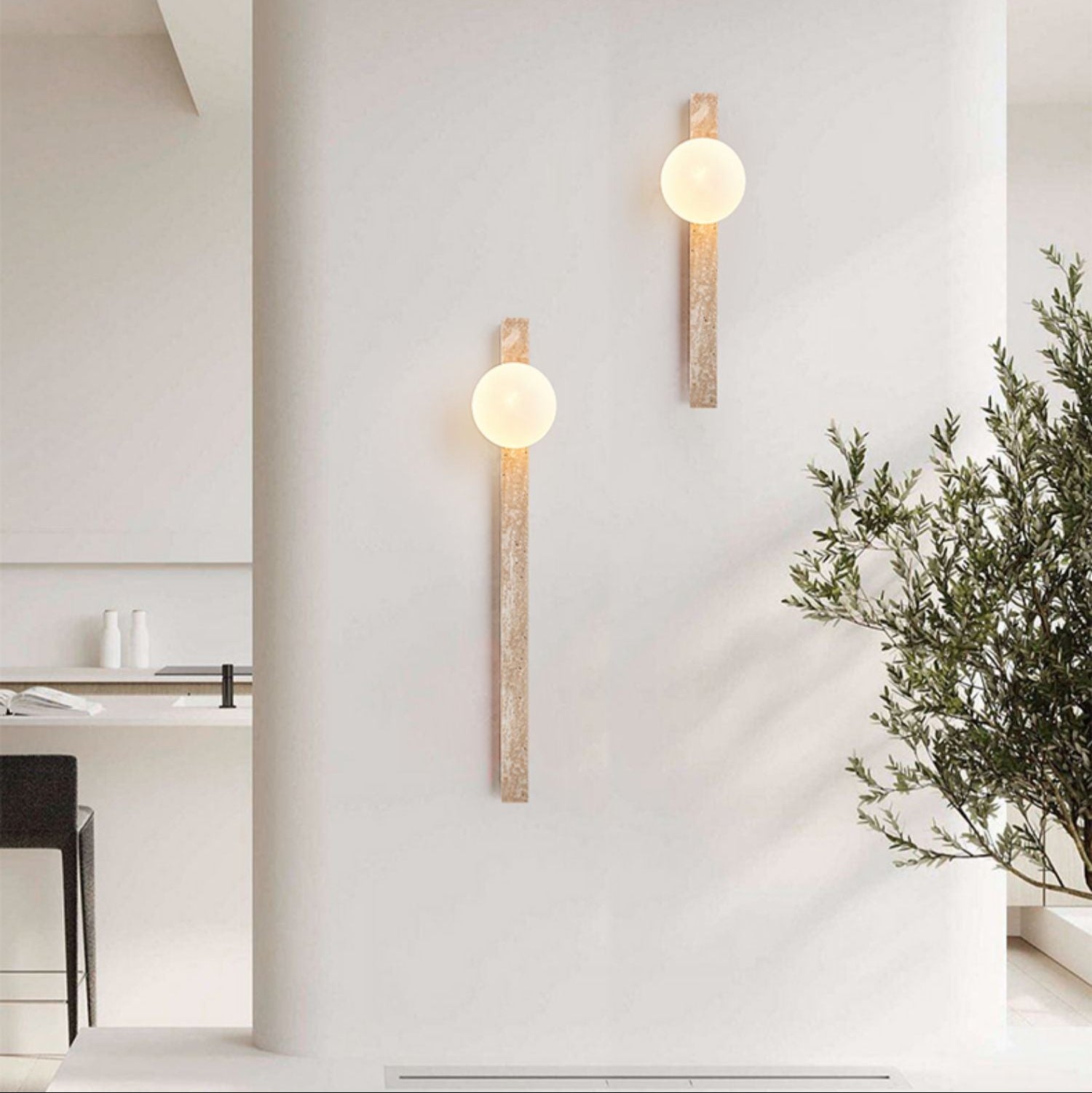 travertine-stripe-wall-sconce-anzaz-Yellow Travertine-2