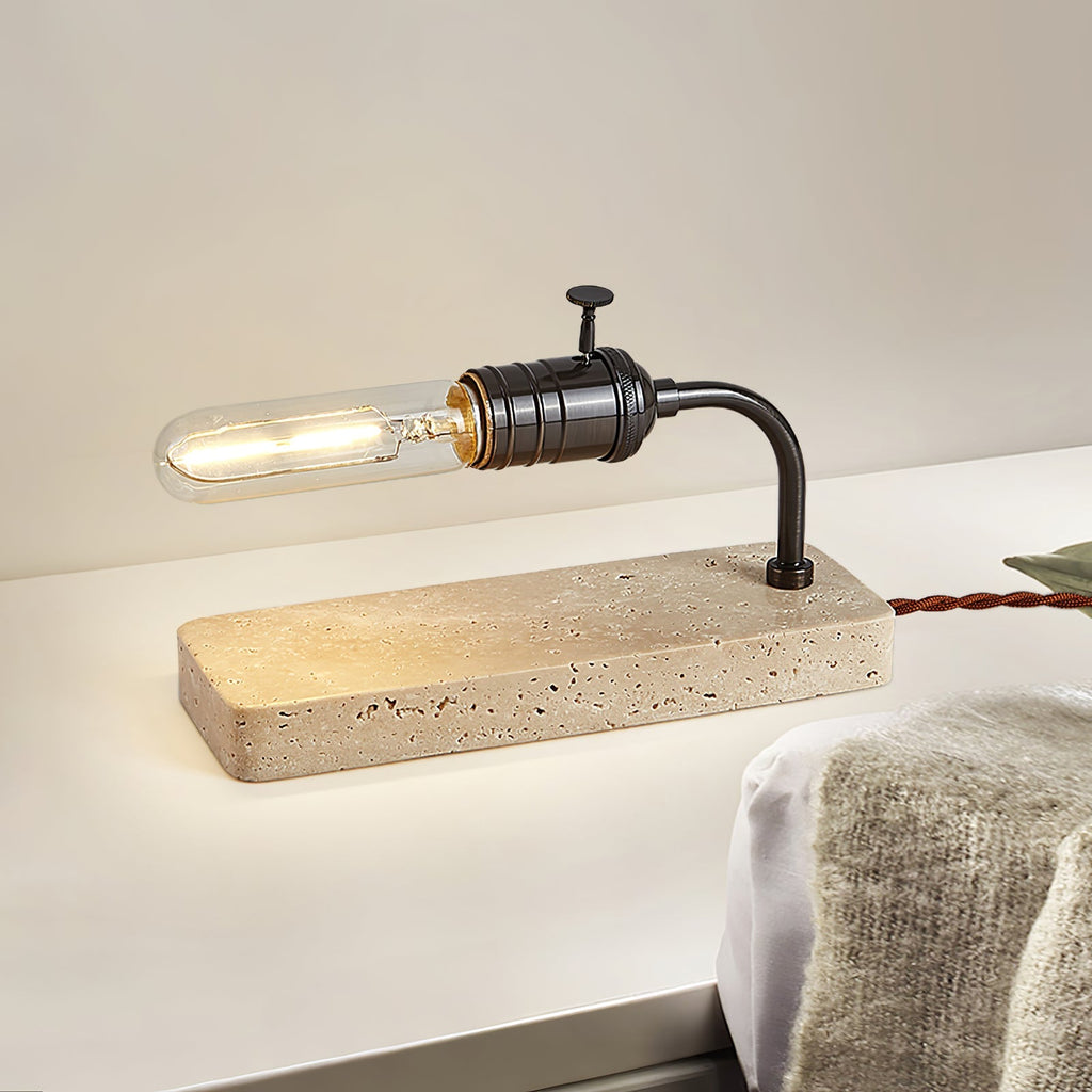 travertine-vintage-tube-table-lamp-anzaz-Gold & Yellow Travertine-3