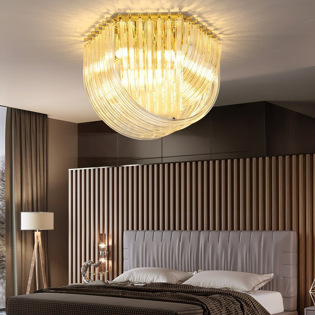 trevi-murano-ceiling-lamp-anzaz-Gold & Clear-3