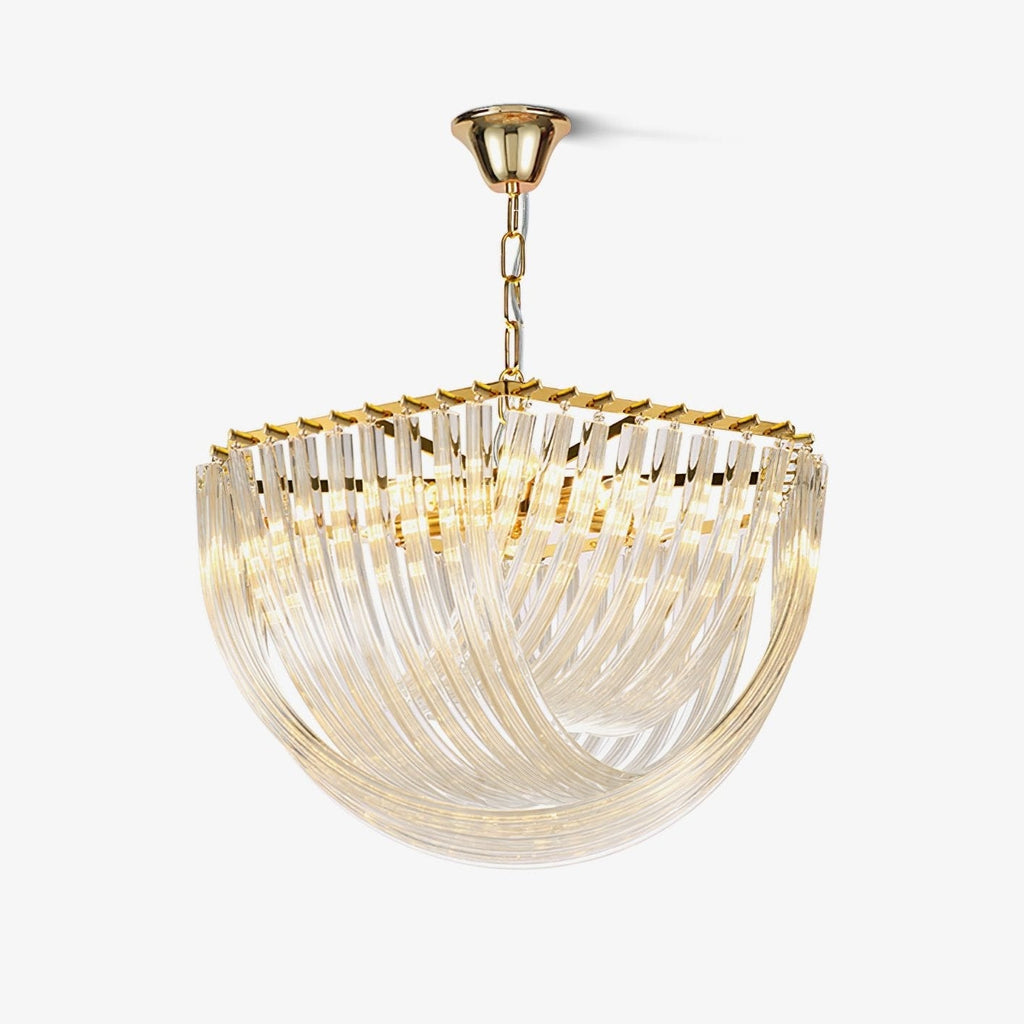 trevi-murano-chandelier-anzaz-Gold & Clear-1