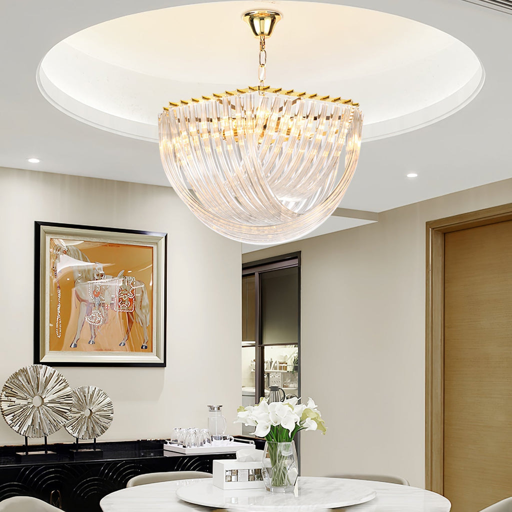 trevi-murano-chandelier-anzaz-Gold & Clear-2