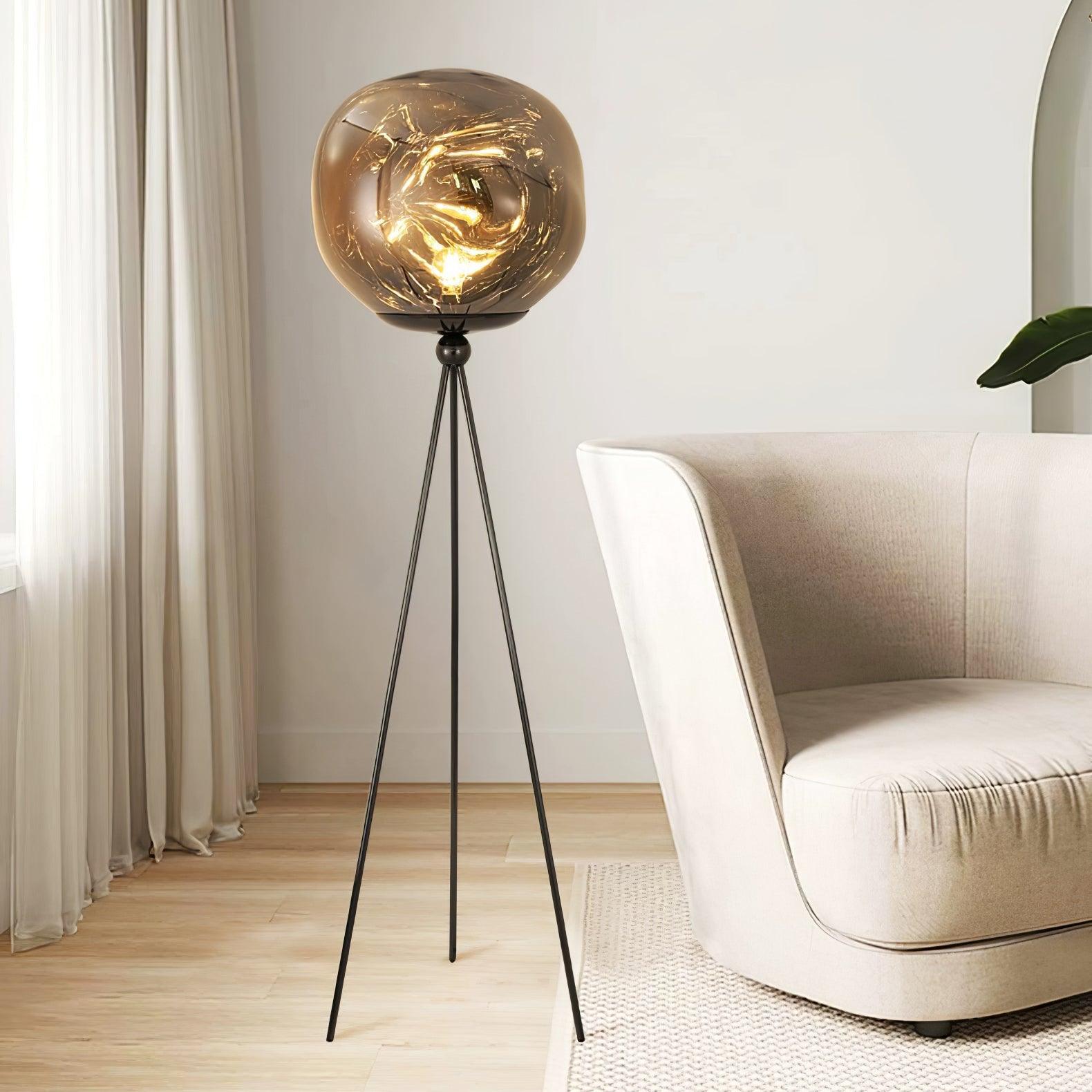 lava-tripod-rock-floor-lamp-anzaz-Rose Gold & Gold-3