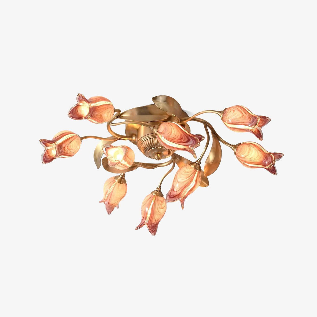 tulip-serenade-ceiling-lamp-anzaz-Purple & Gold-1