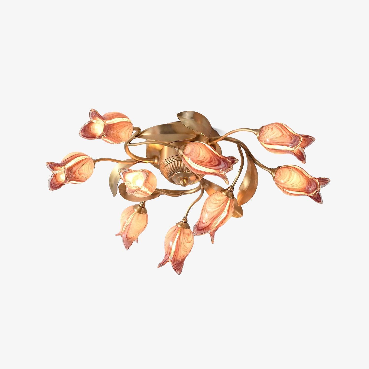 tulip-serenade-ceiling-lamp-anzaz-Purple & Gold-1