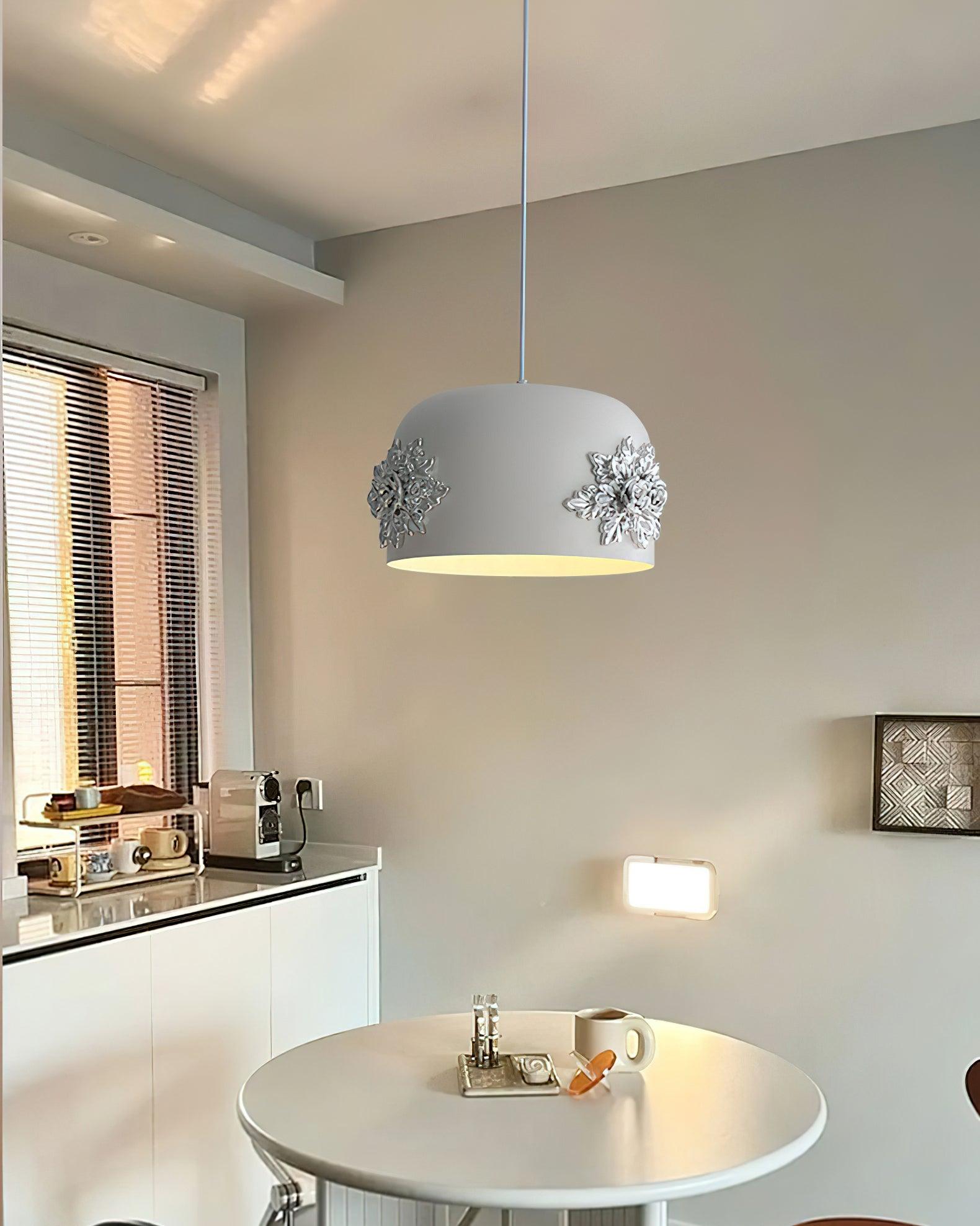tuz-pendant-light-anzaz-White & Gold & With crystal-11