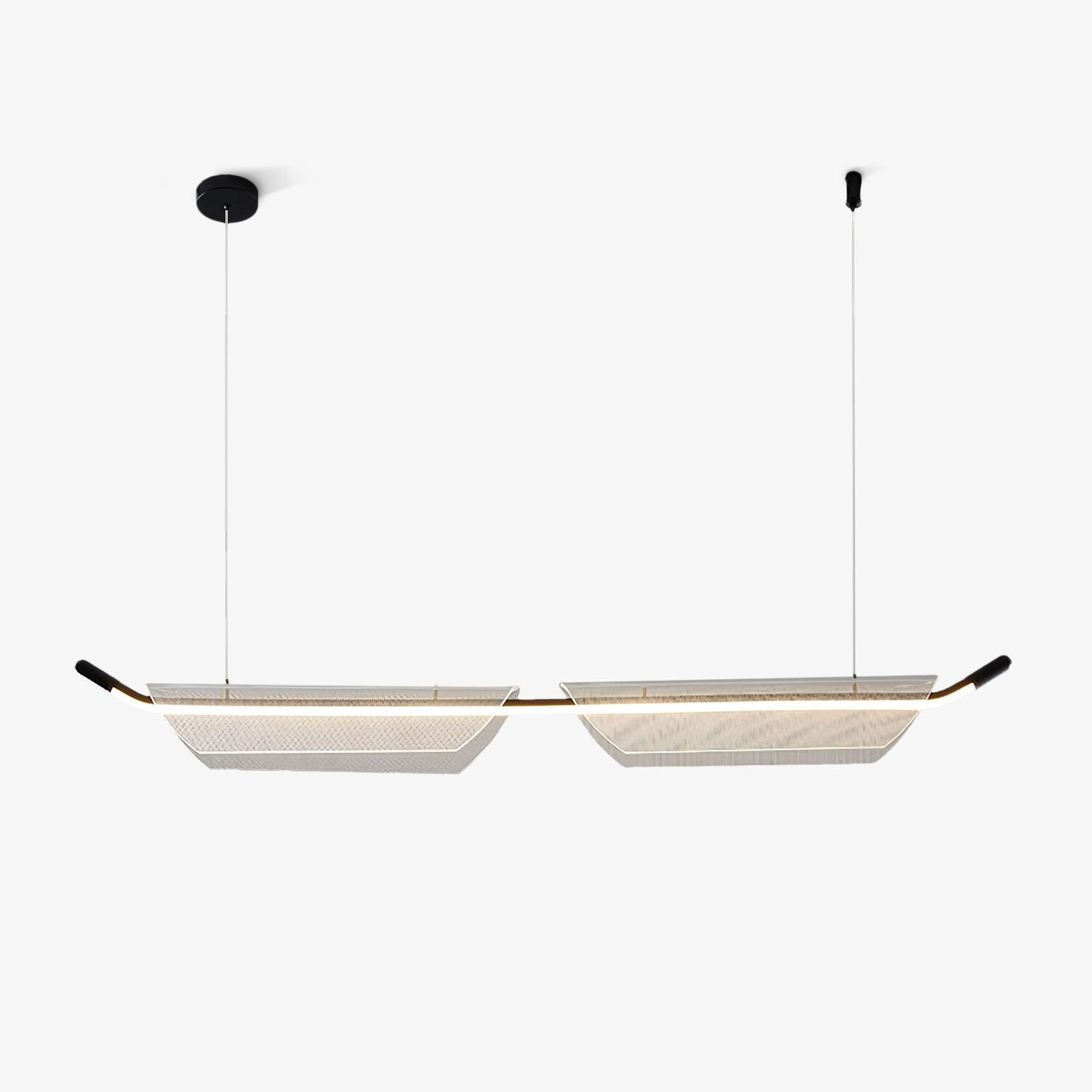 two-boats-acrylic-pendant-light-anzaz-Gold & Clear-1
