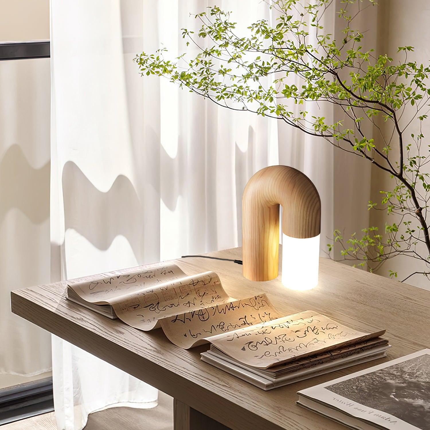 u-shaped-door-table-lamp-anzaz-Wood color & Cool Light-6