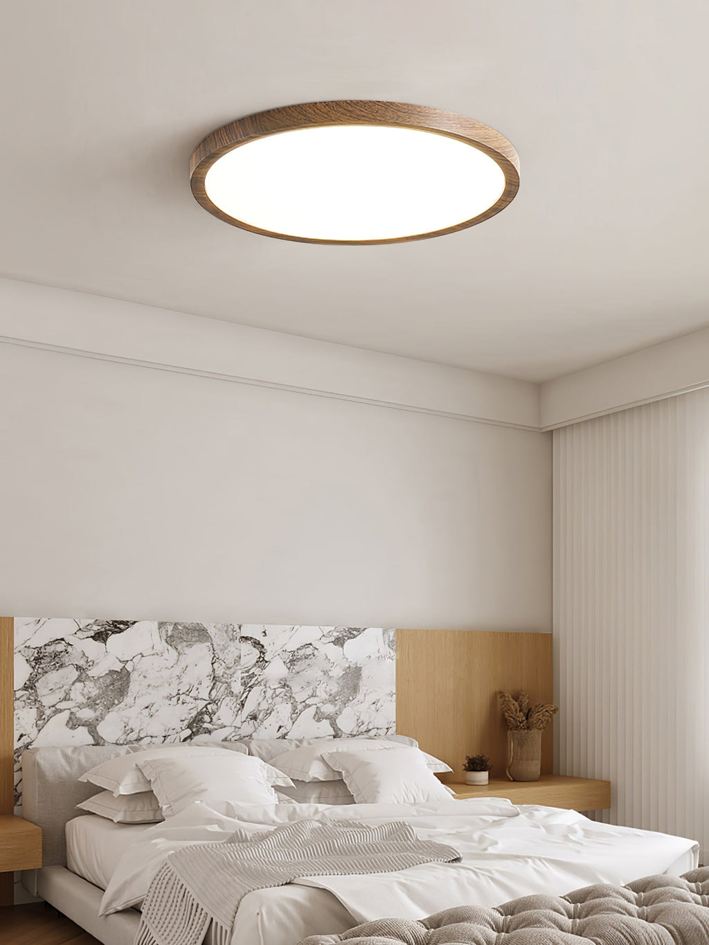 ultrathin-round-ceiling-light-anzaz-Walnut Wood Grain-3