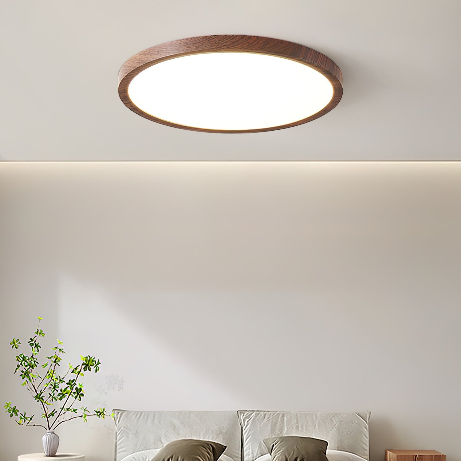 ultrathin-round-ceiling-light-anzaz-Walnut Wood Grain-2