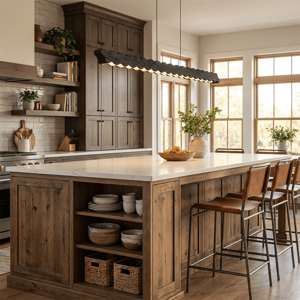 undara-wave-linear-pendant-anzaz-Wood Color-4