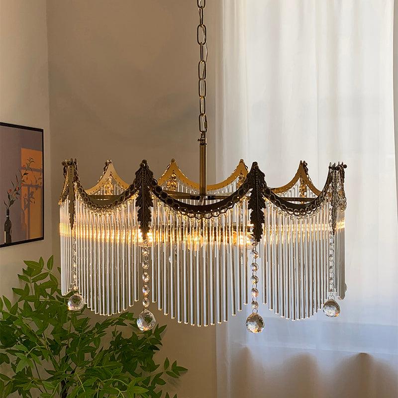 vacarro-chandelier-anzaz-Copper ＆ Clear-3