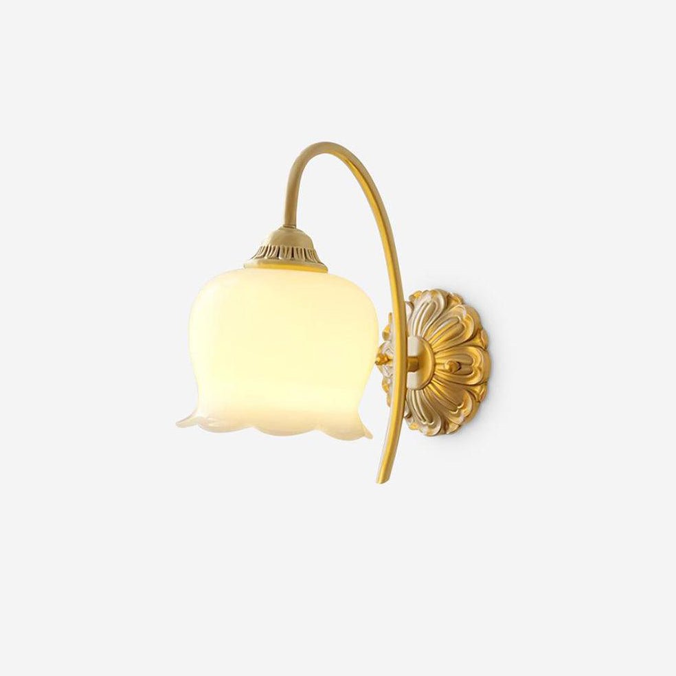 valley-flower-wall-lamp-anzaz-Brass & Beige-1