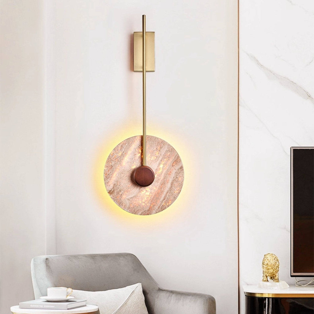 veil-travertine-wall-lamp-anzaz-Gold & Yellow Travertine-2
