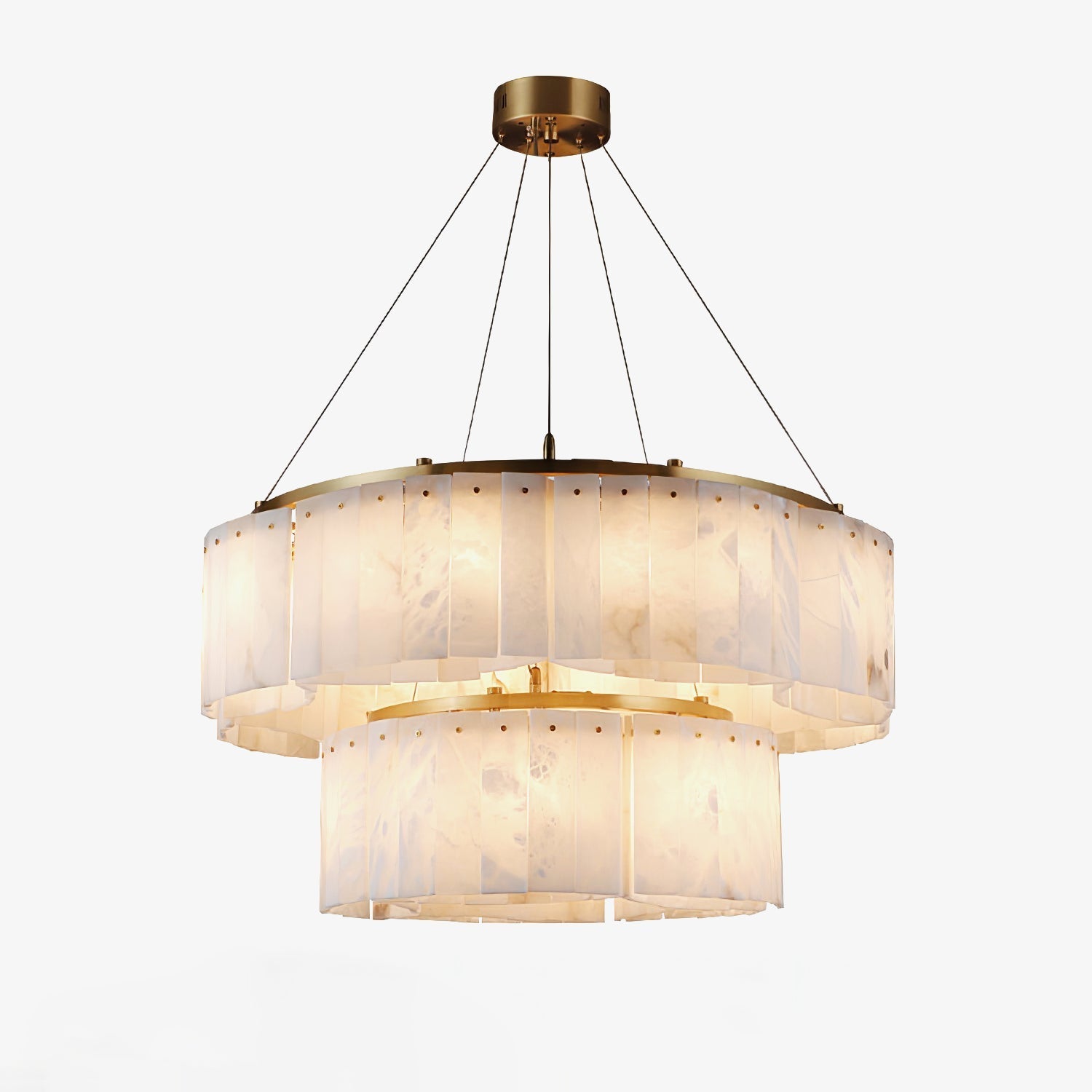 velaria-chandelier-anzaz-Gold & White-1