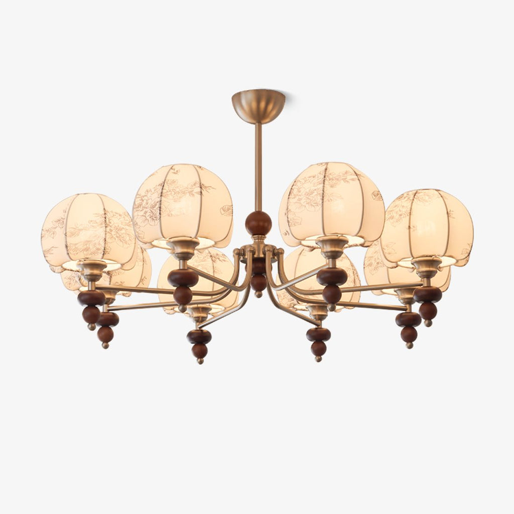 velvet-petal-chandelier-anzaz-Walnut color & Sand Nickel-1