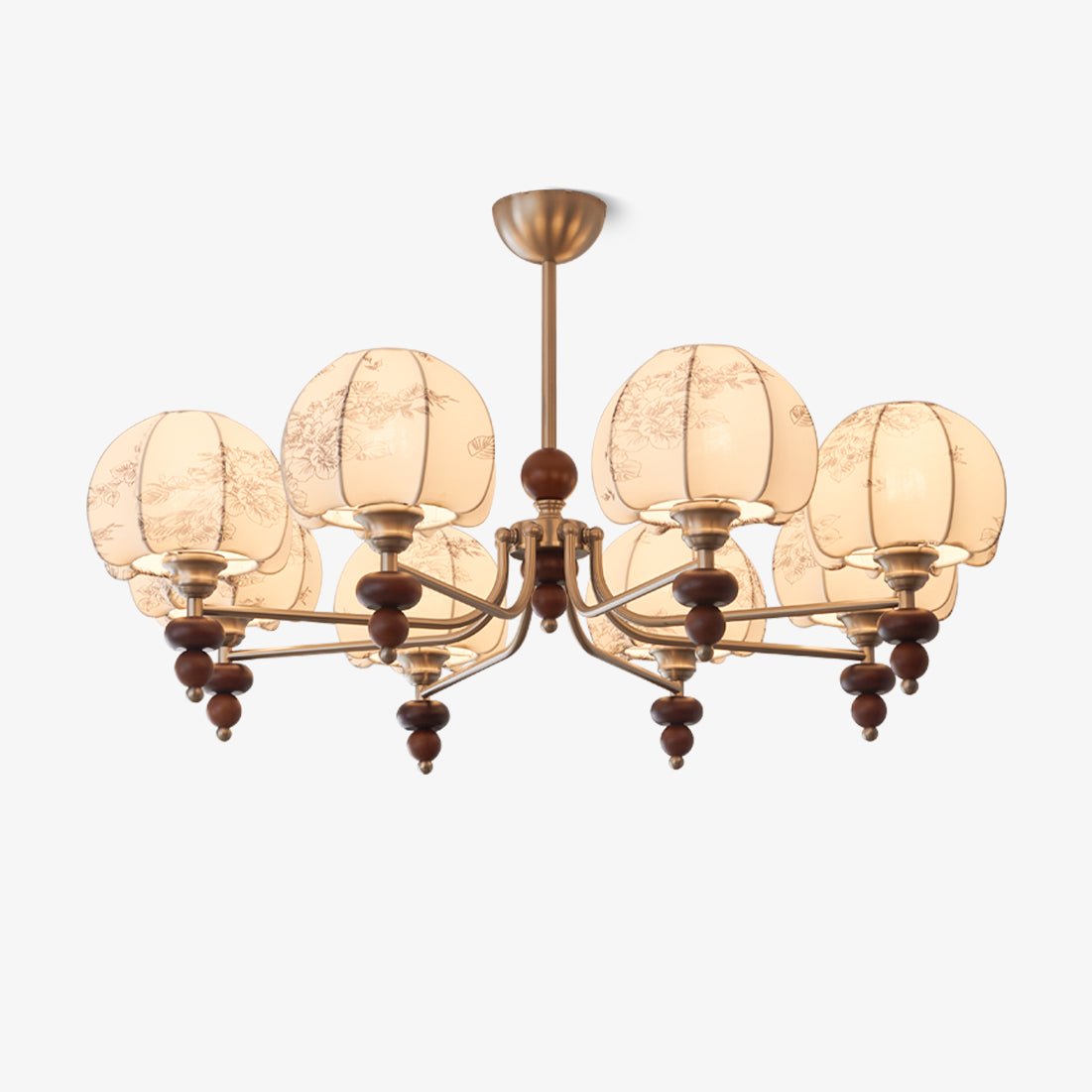 velvet-petal-chandelier-anzaz-Walnut color & Sand Nickel-1