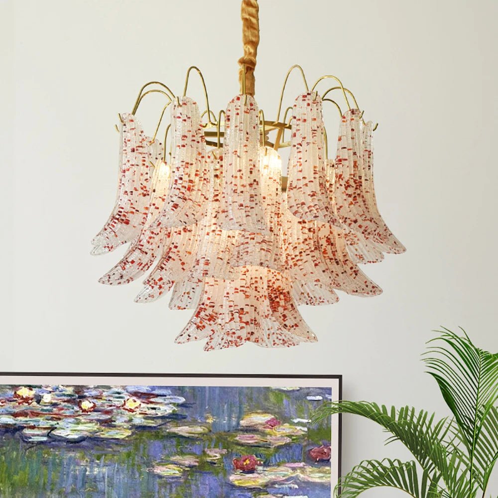 venini-colorful-murano-glass-chandelier-anzaz-Orange Glass-5