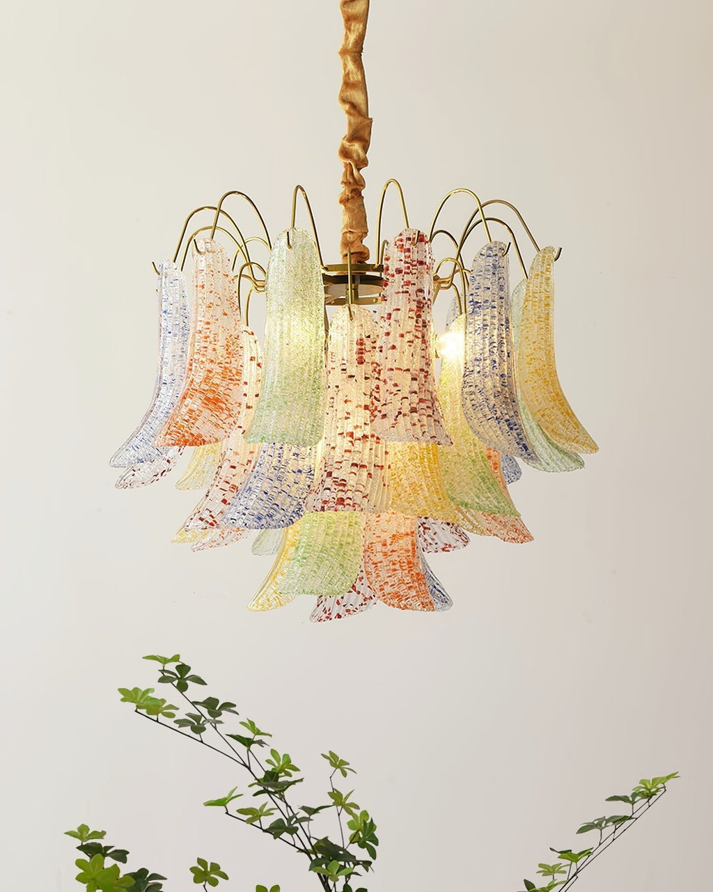 venini-colorful-murano-glass-chandelier-anzaz-Orange Glass-11