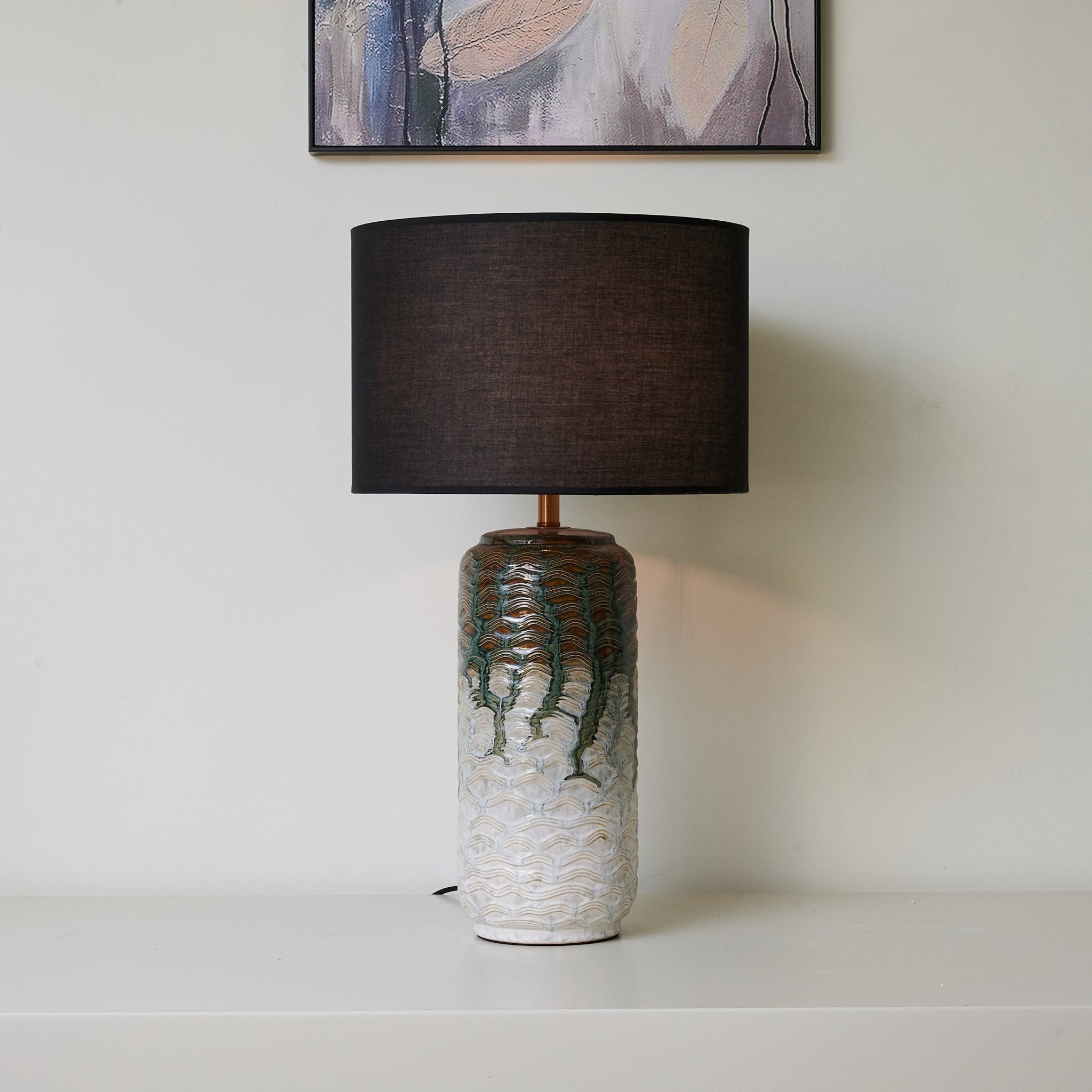 verde-drip-ceramic-table-lamp-anzaz-Black & White-2