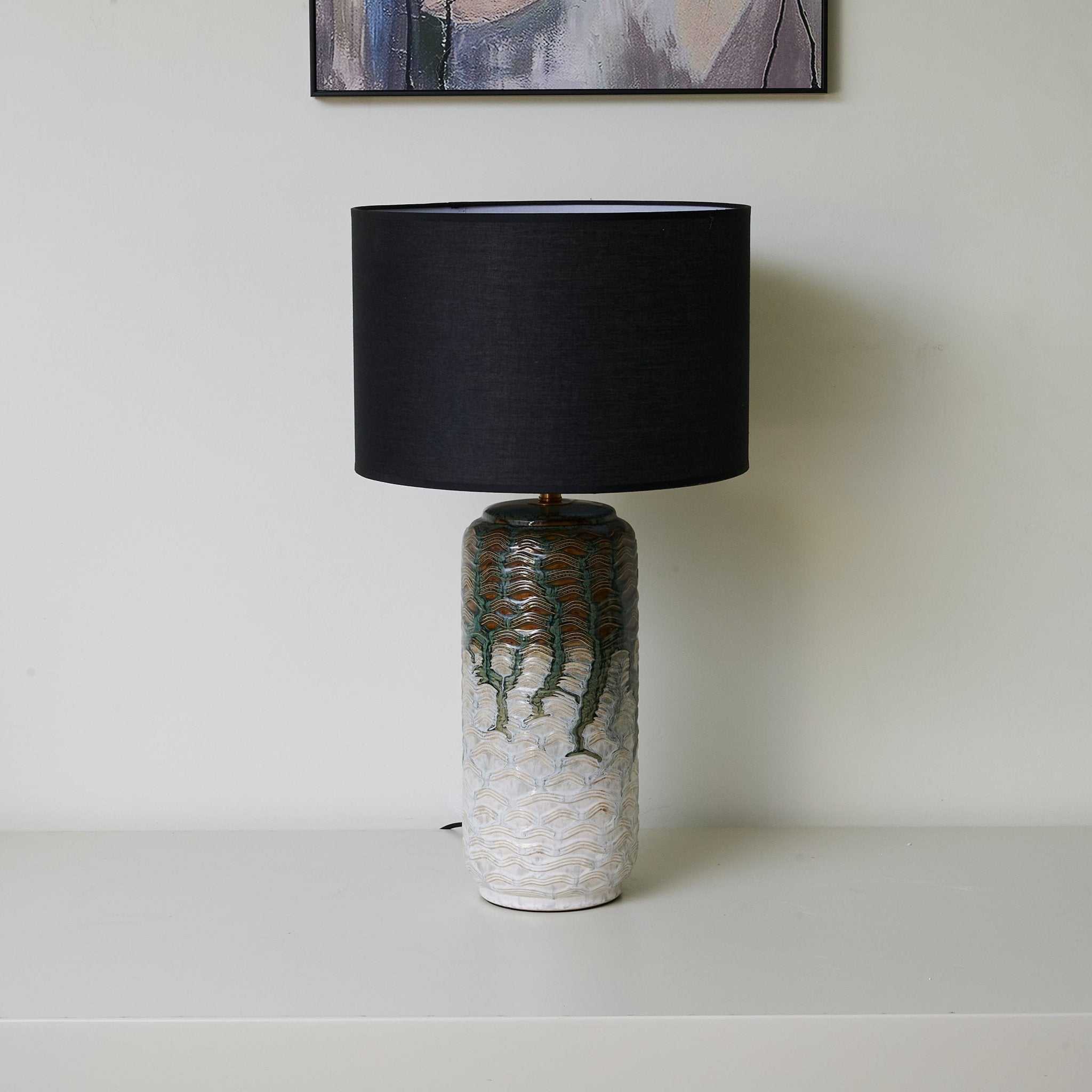 verde-drip-ceramic-table-lamp-anzaz-Black & White-4