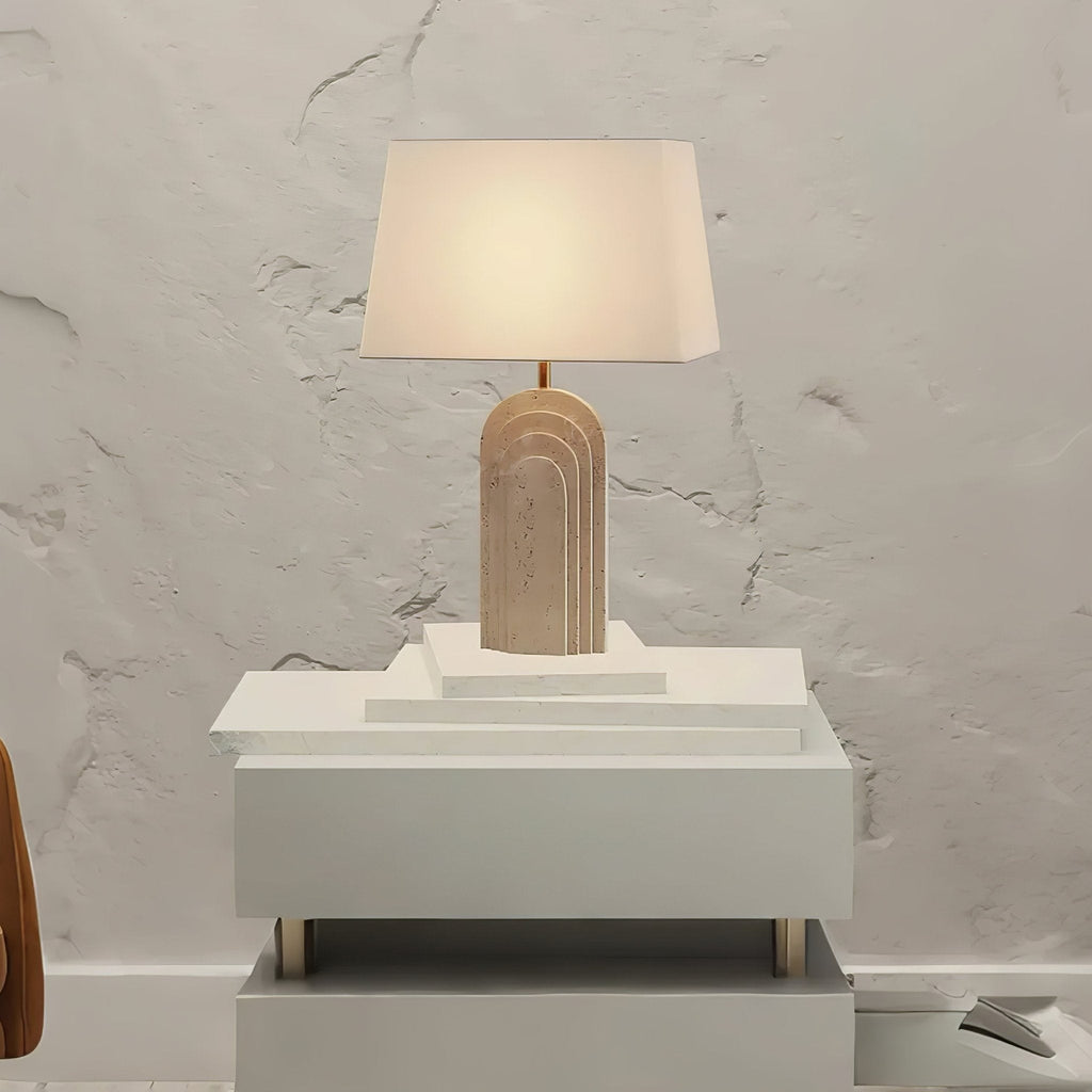 verdura-travertine-table-lamp-anzaz-Yellow Travertine & White-4