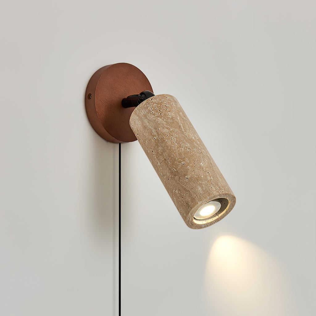 versa-stone-adjustable-plug-in-wall-light-anzaz-Walnut Color & Yellow Travertine-4