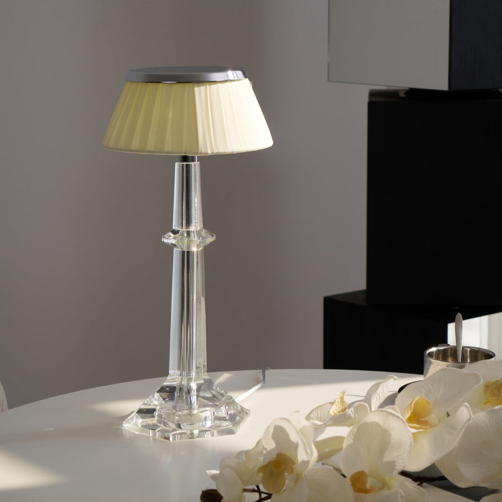 versailles-table-lamp-anzaz-Chrome & Clear & Blue lampshade-6