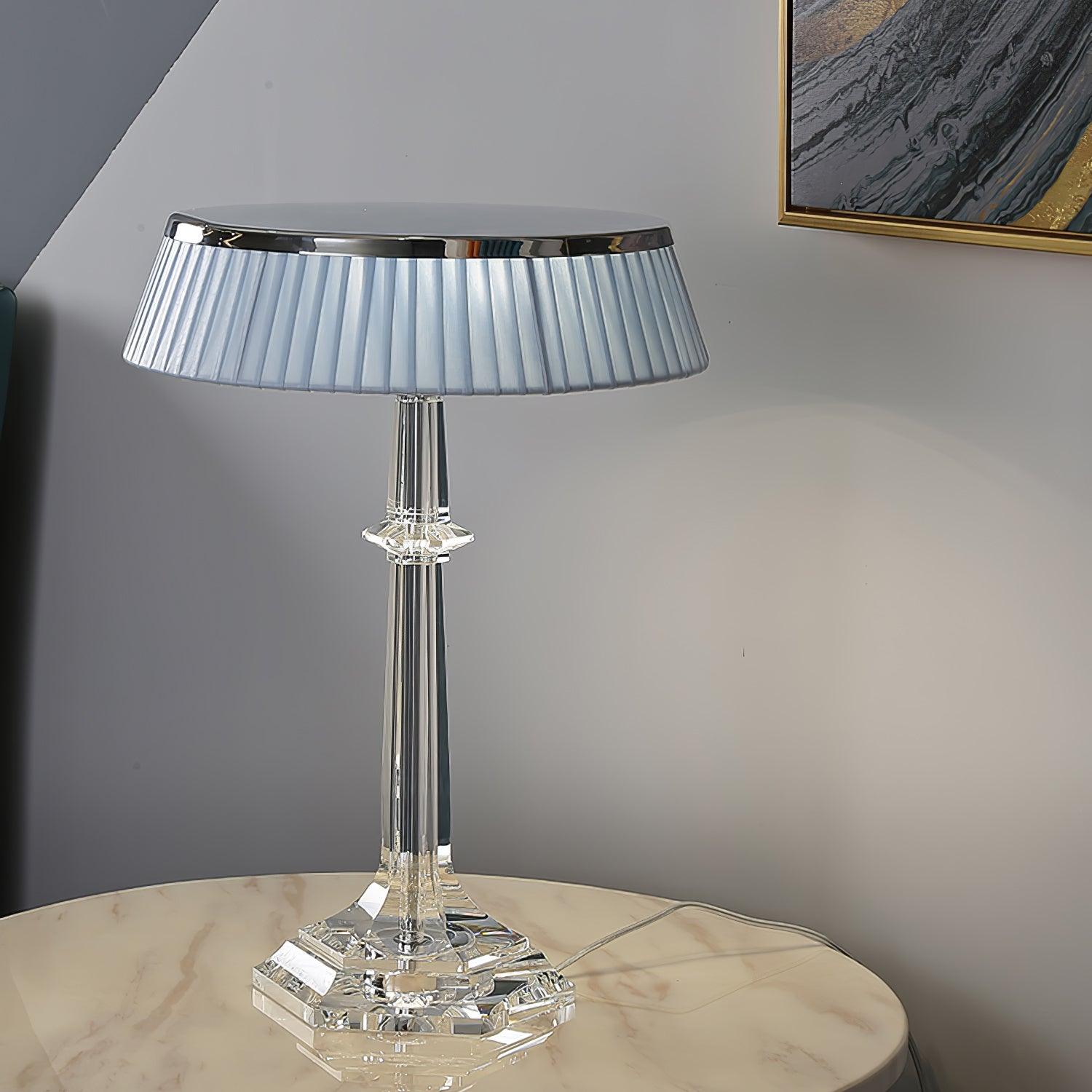 versailles-table-lamp-anzaz-Chrome & Clear & Blue lampshade-18