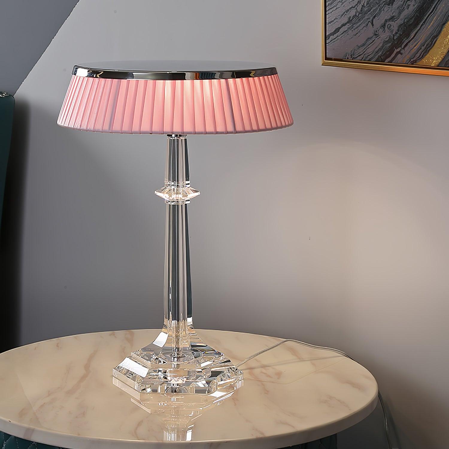 versailles-table-lamp-anzaz-Chrome & Clear & Blue lampshade-19