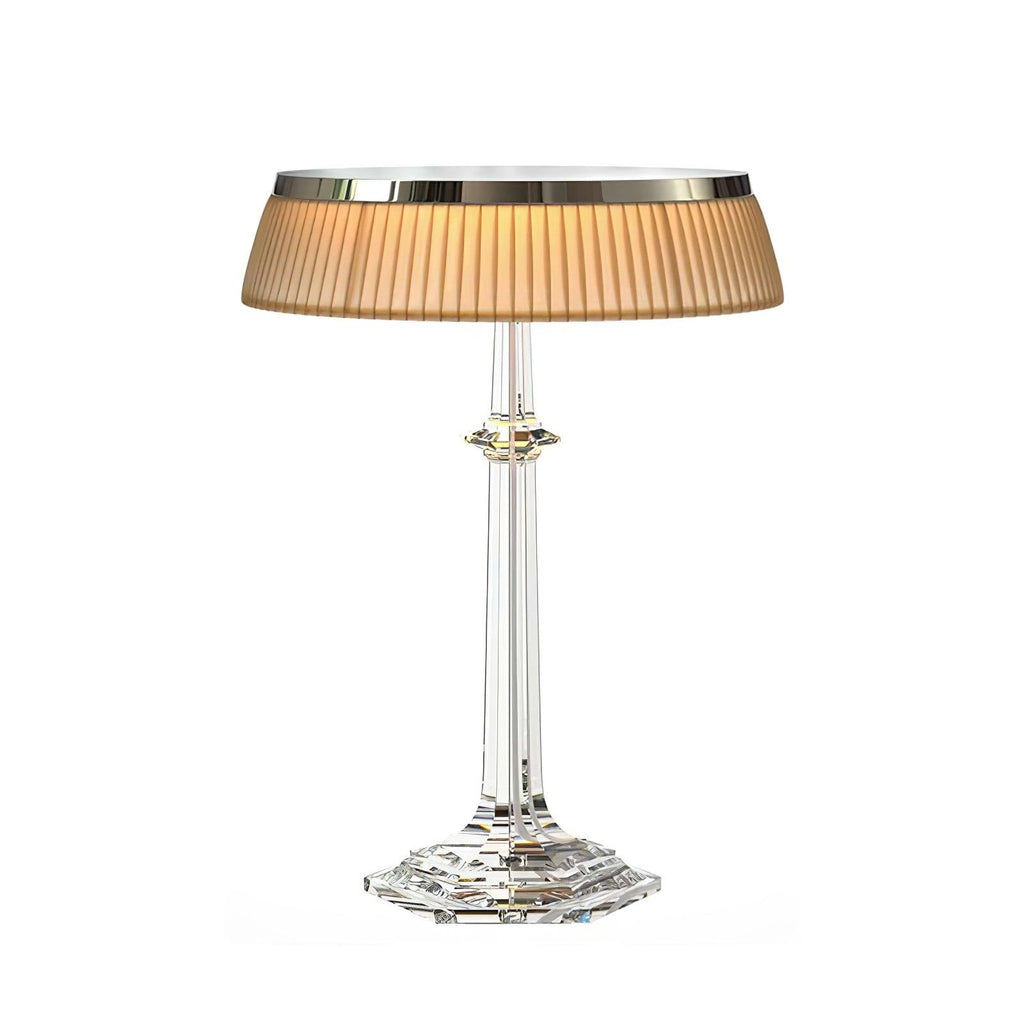 versailles-table-lamp-anzaz-Chrome & Clear & Pink lampshade-21