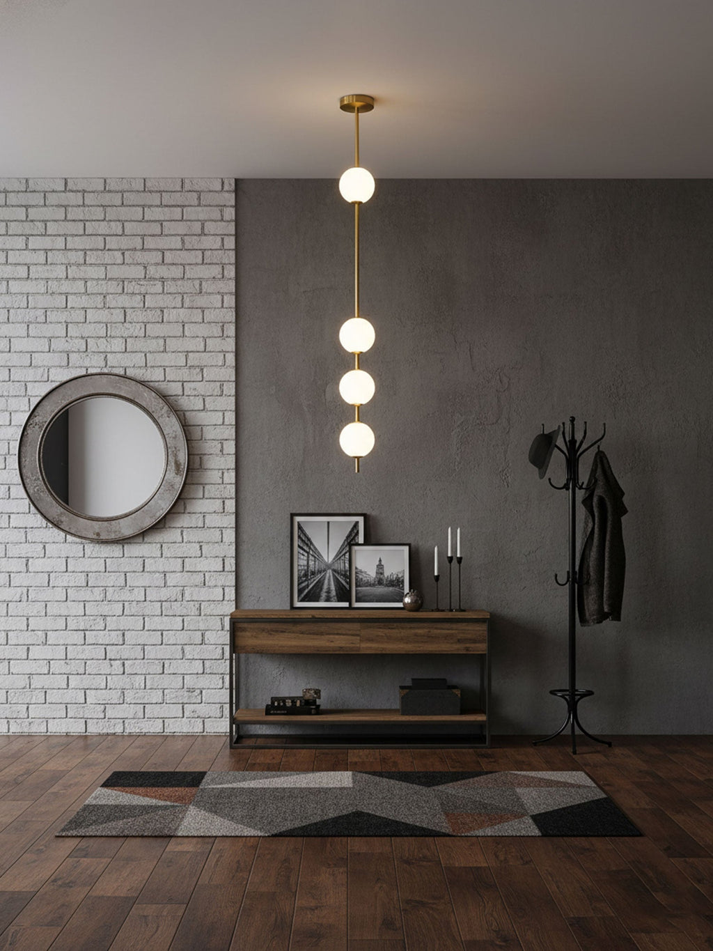 vertical-balls-pendant-lamp-anzaz-Brass & Plastic ball-9