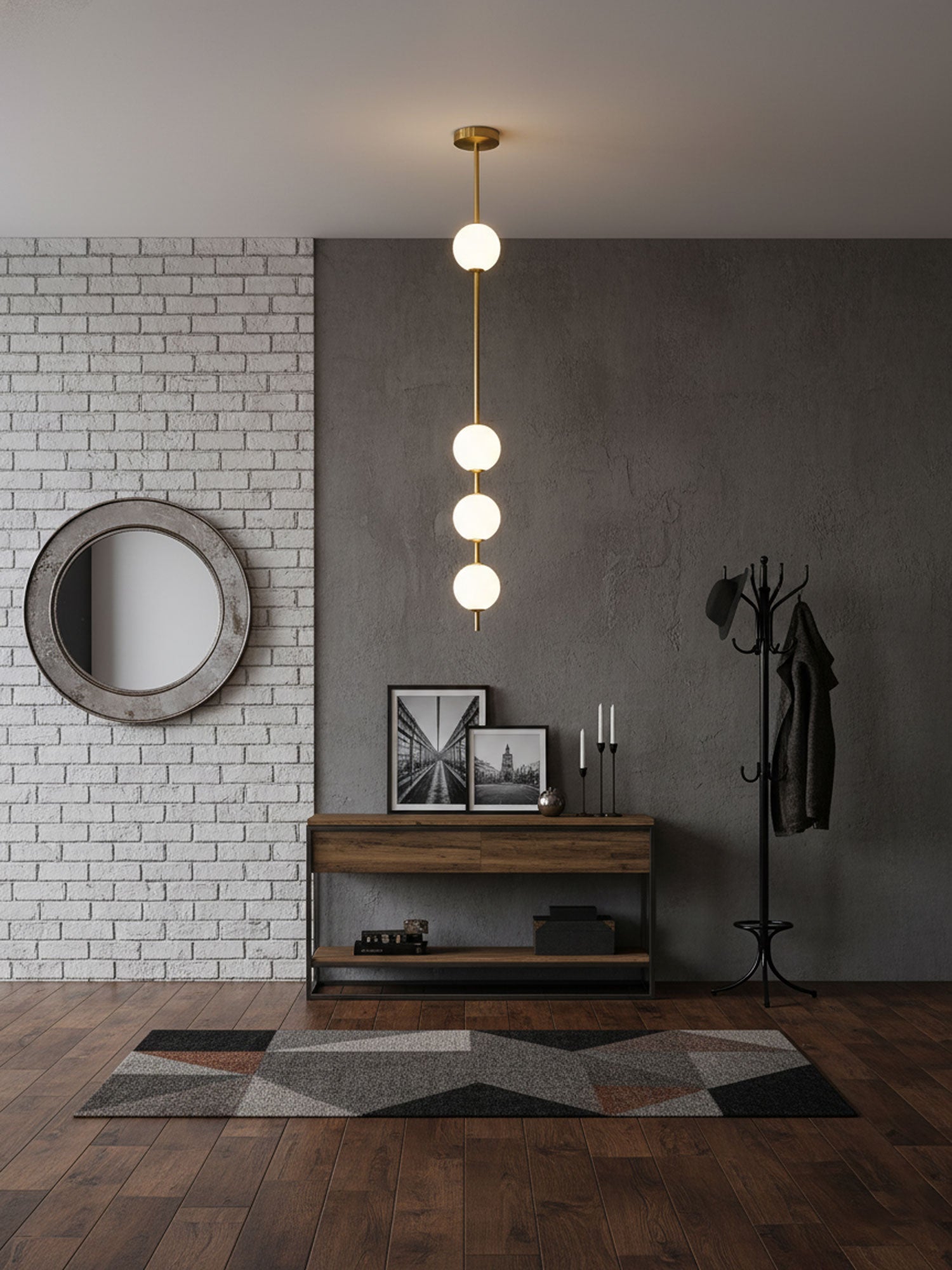 vertical-balls-pendant-lamp-anzaz-Brass & Plastic ball-9